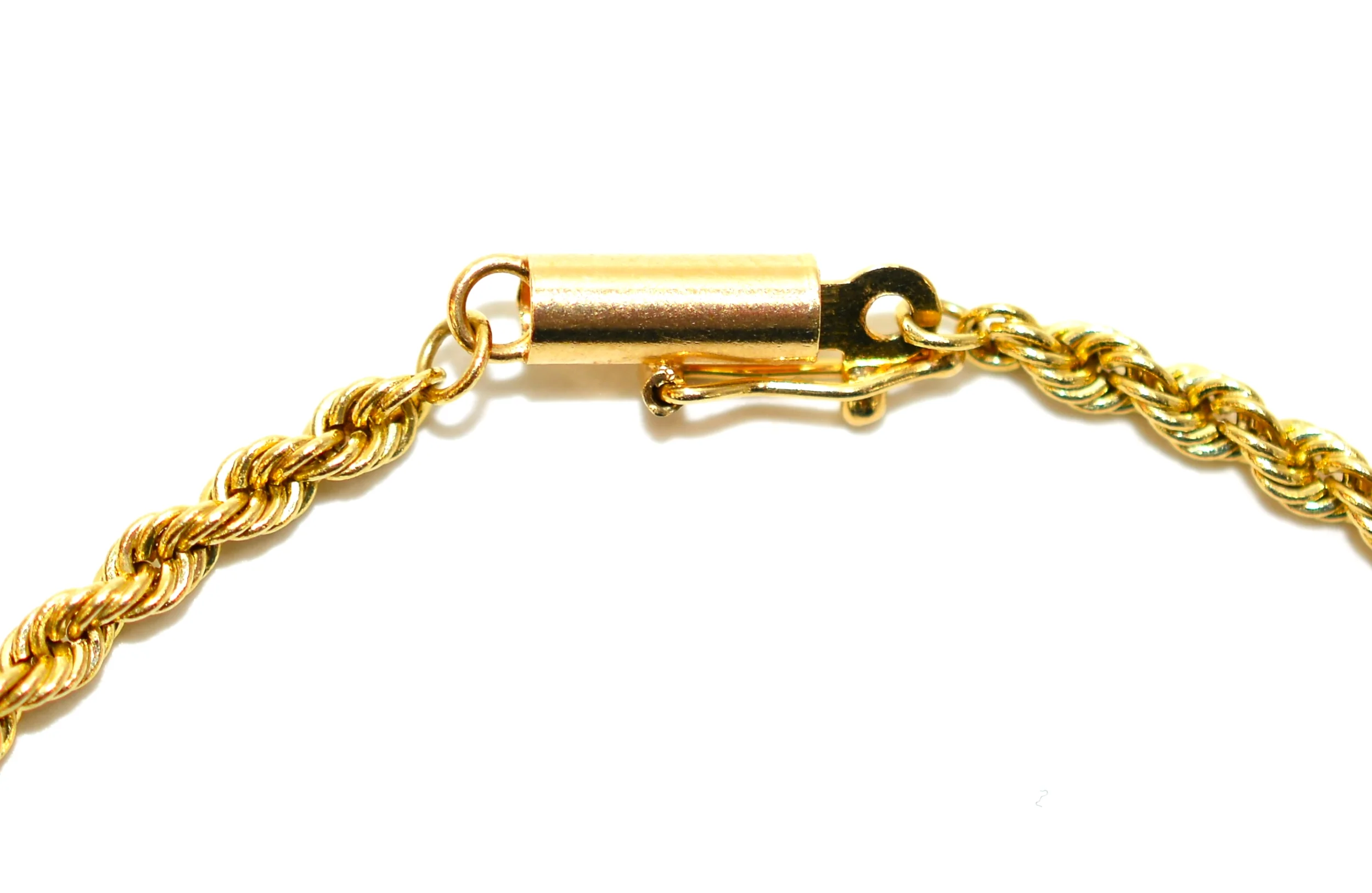 14K Solid Gold Twist Rope Chain Bracelet Women's Bracelet Ladies Bracelet Link Bracelet Gold Bracelet Vintage Bracelet Fine Estate Jewelry - Image 4