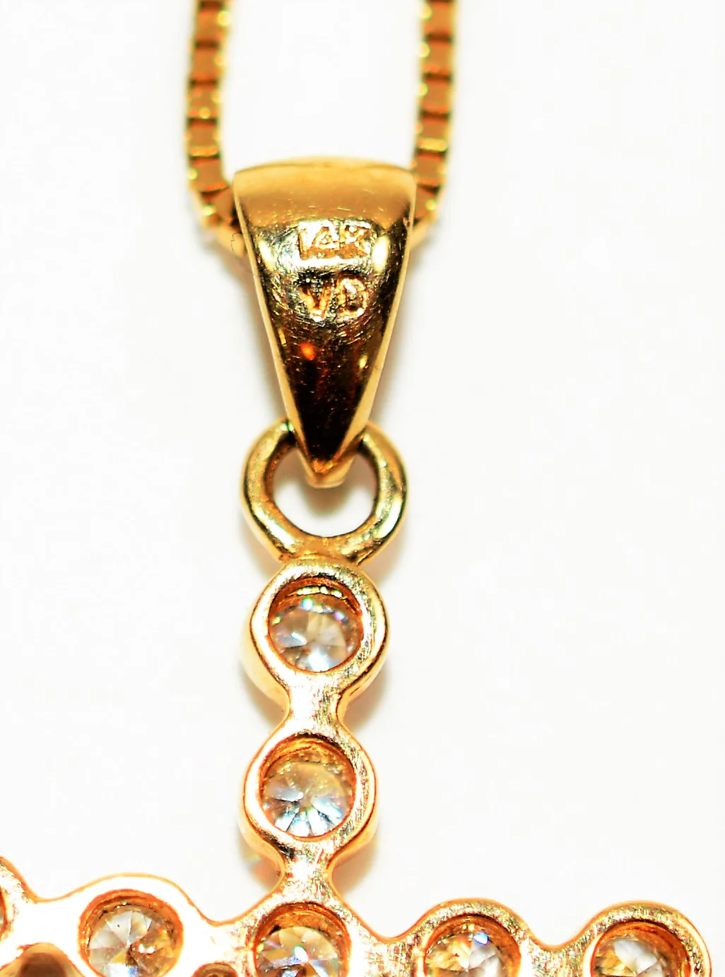 Natural Diamond Necklace 14K Solid Gold .44tcw Cross Pendant Faith Necklace Religious Pendant Fine Jewelry Pendant Necklace Jesus Necklace - Image 7