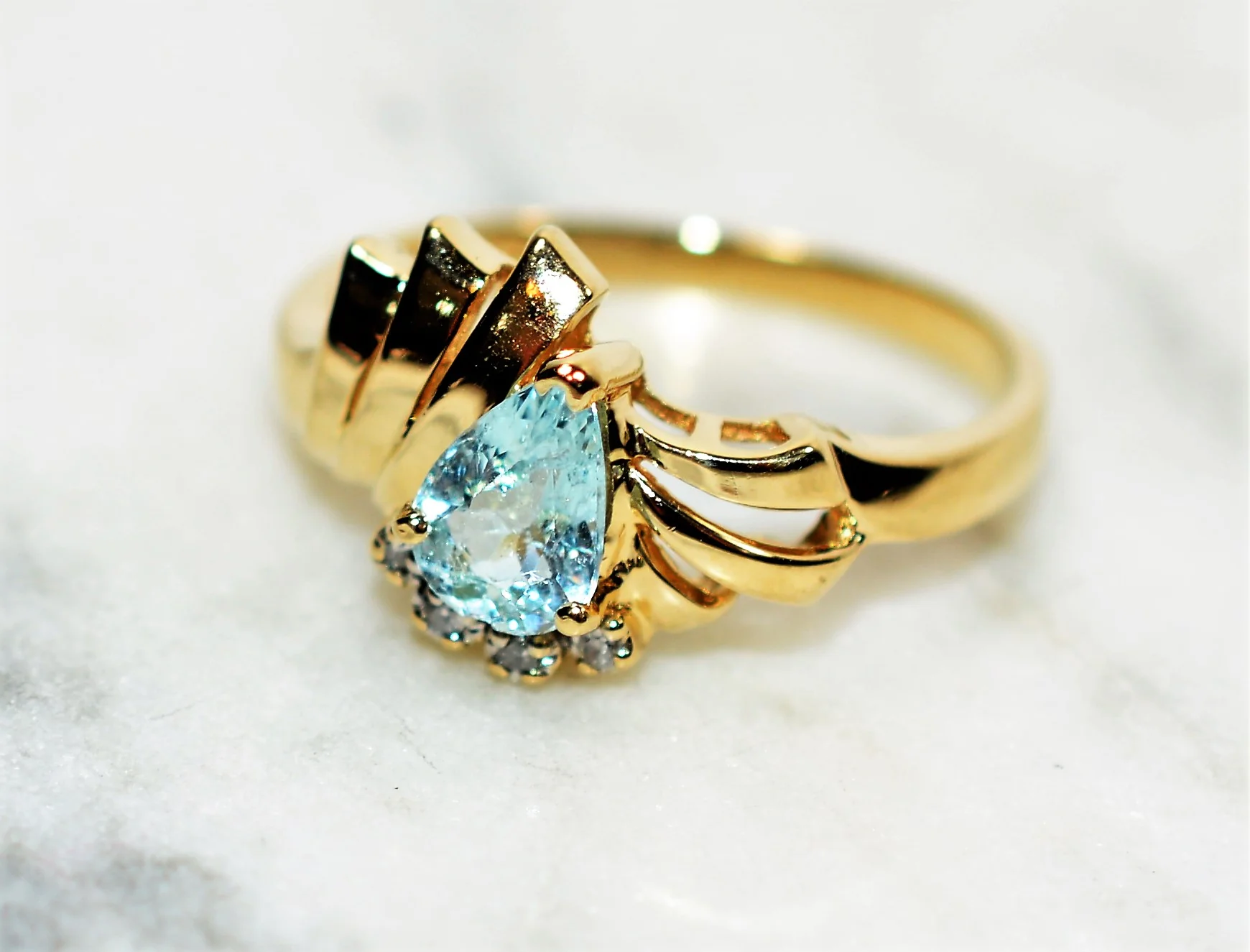 Natural Paraiba Tourmaline & Diamond Ring 14K Solid Gold .81tcw Gemstone Jewelry Women’s Ring Statement Jewellery Fine Birthstone Ring - Image 8