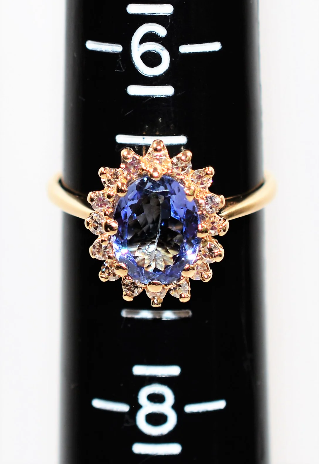 Certified Natural Tanzanite & Diamond Ring 14K Solid Gold 2.23tcw Tanzanite Ring Engagement Ring Cocktail Ring Statement Ring Women’s Ring - Image 10