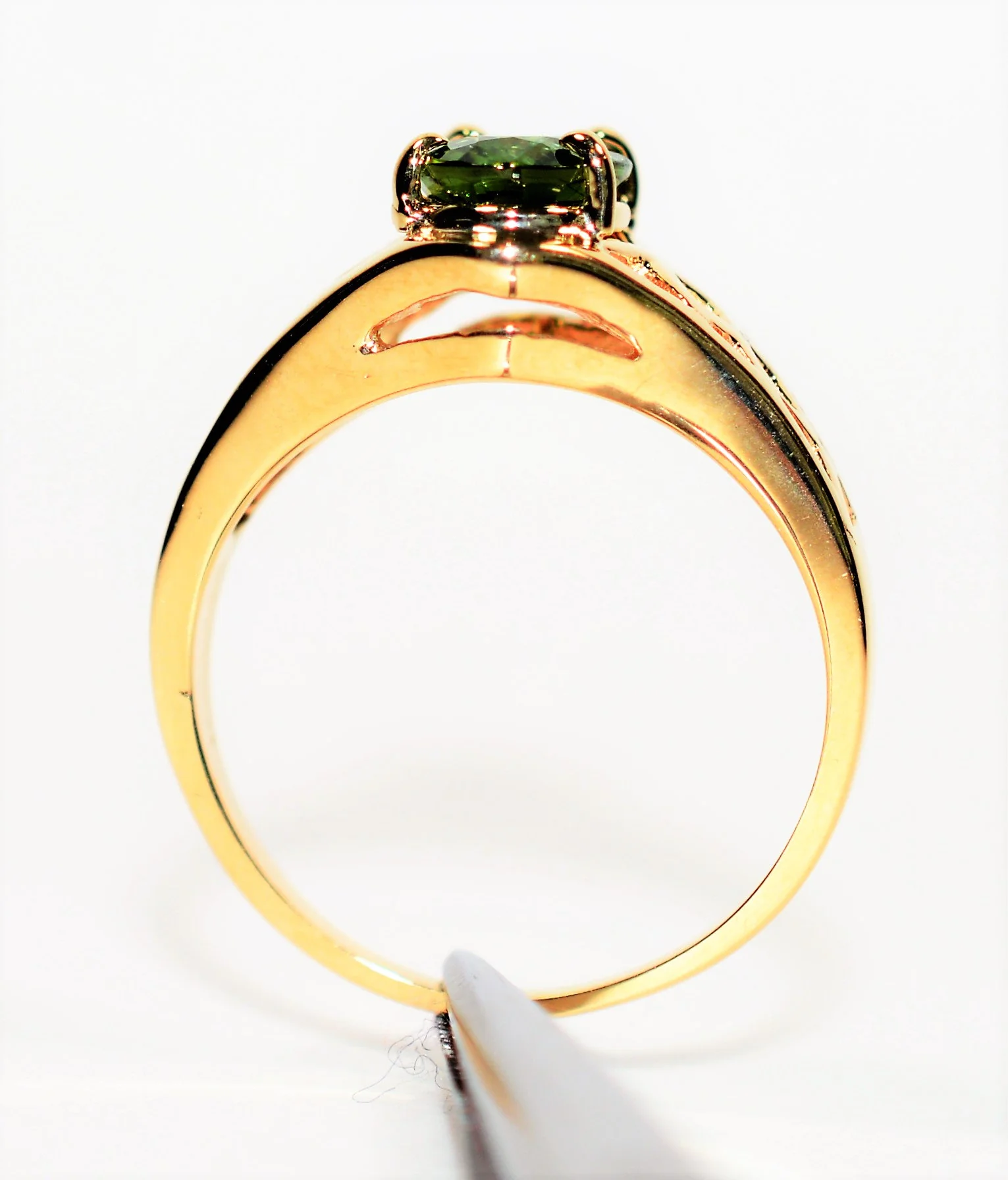 Natural Paraiba Tourmaline Ring 14K Solid Gold 1.06ct Solitaire Ring Gemstone Ring Statement Ring Ladies Ring Women’s Ring Birthstone Ring - Image 3