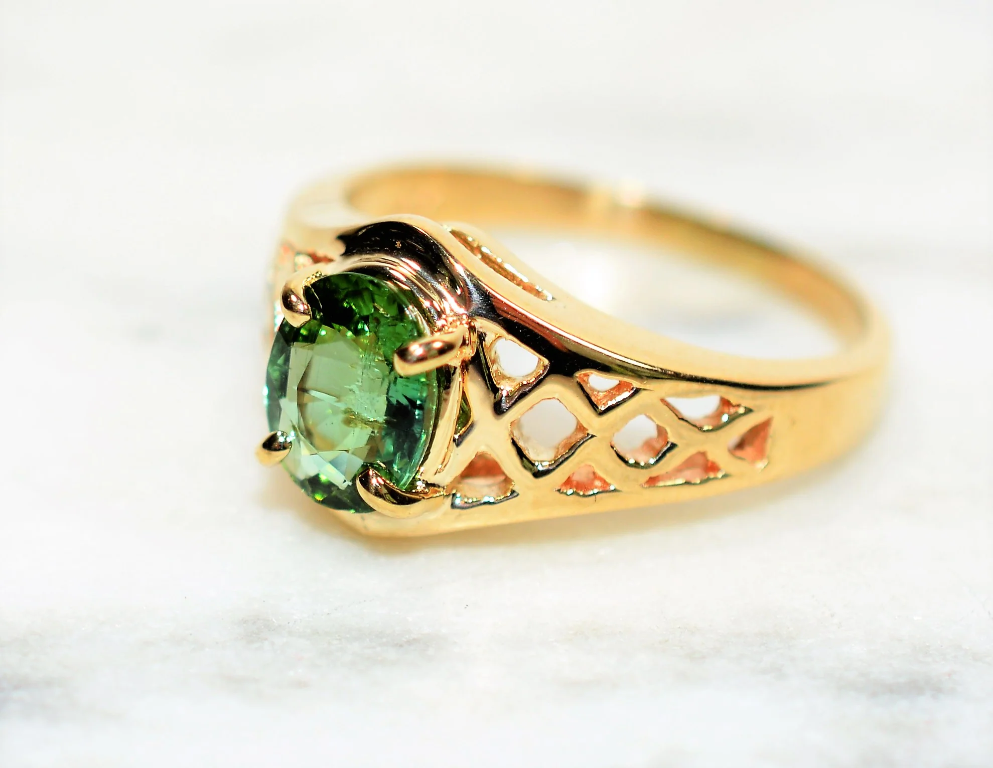 Natural Paraiba Tourmaline Ring 14K Solid Gold 1.06ct Solitaire Ring Gemstone Ring Statement Ring Ladies Ring Women’s Ring Birthstone Ring - Image 8