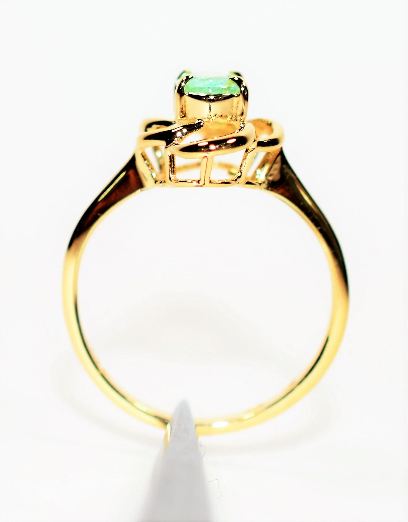Natural Paraiba Tourmaline & Diamond Ring 14K Solid Gold .48tcw Rare Gemstone Fine Jewelry Women’s Ring Birthstone Ladies Jewellery - Image 3