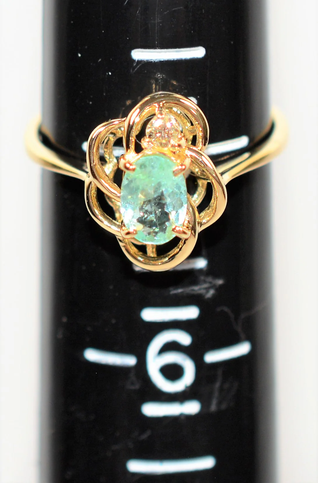 Natural Paraiba Tourmaline & Diamond Ring 14K Solid Gold .48tcw Rare Gemstone Fine Jewelry Women’s Ring Birthstone Ladies Jewellery - Image 9