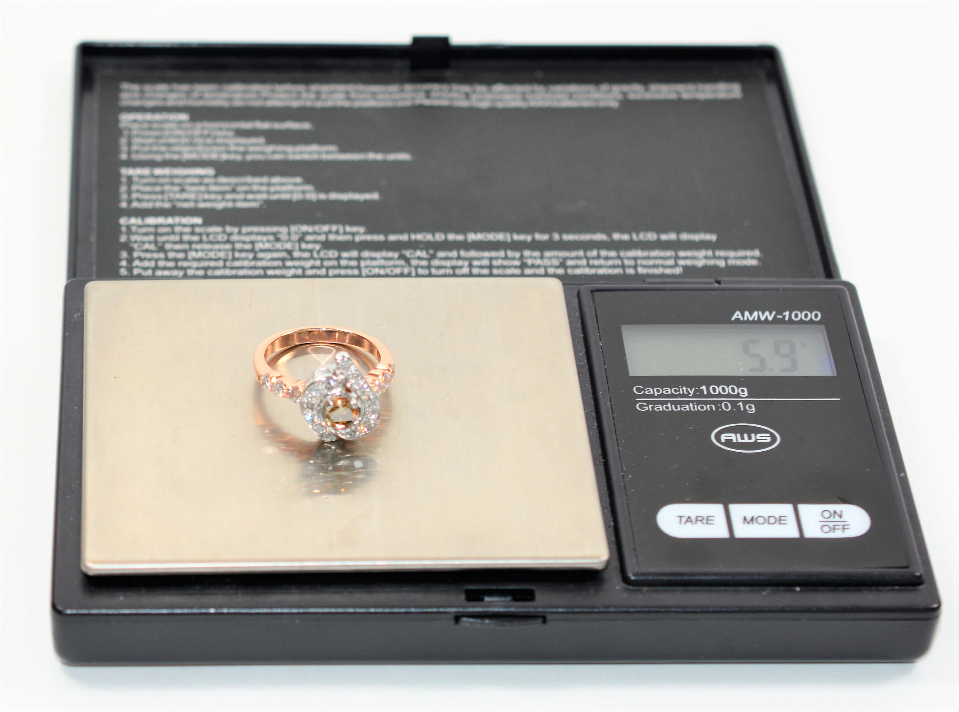 Natural Fancy Chocolate Diamond Ring 14K Solid Rose Gold 1.58tcw Engagement Ring Cocktail Ring Fine Statement Ring Wedding Ring Promise Ring - Image 10
