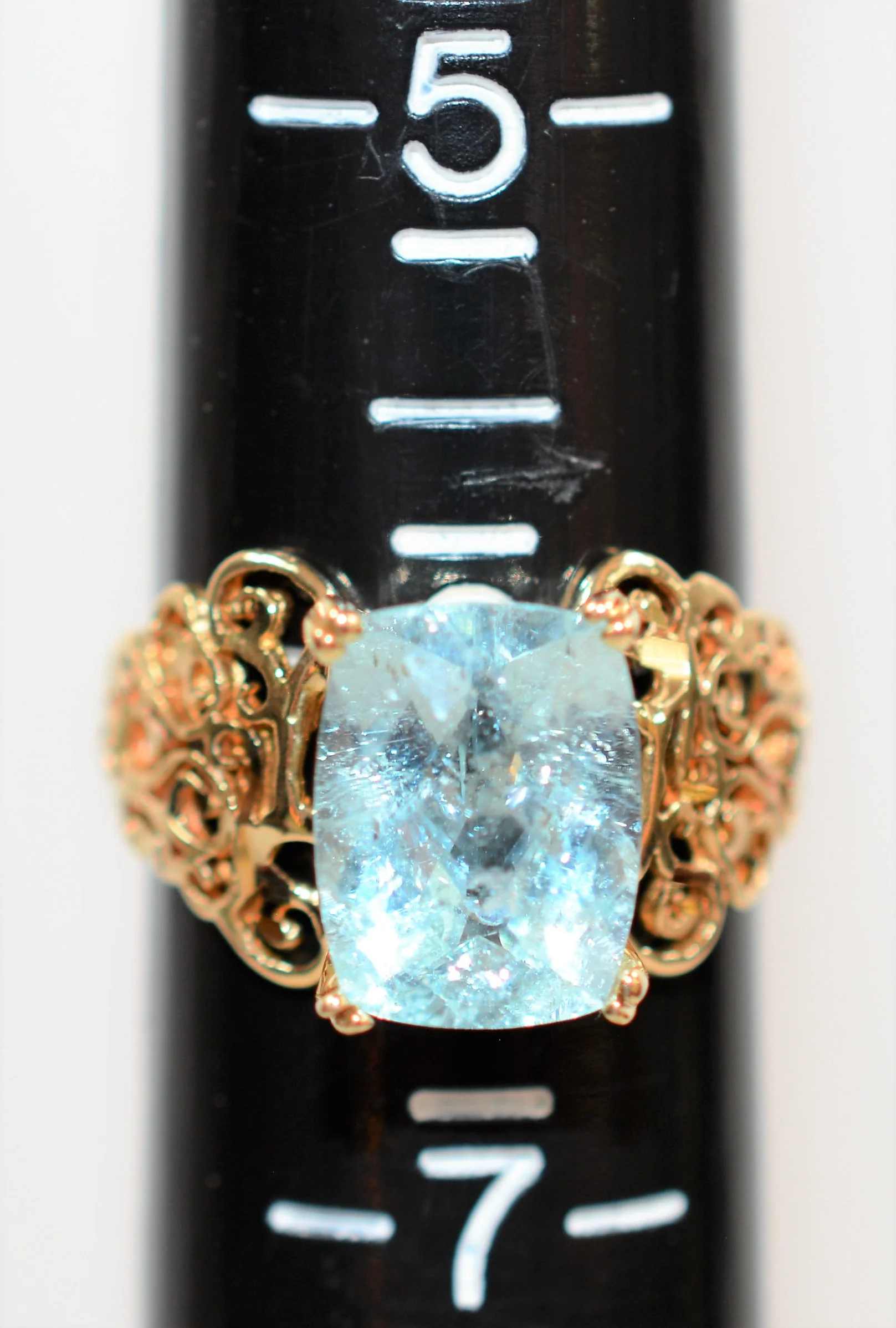 Natural Paraiba Tourmaline Ring 10K Solid Gold 3.40ct Solitaire Ring Women’s Ring Statement Ring Birthstone Ring Ladies Ring Cocktail Ring - Image 9