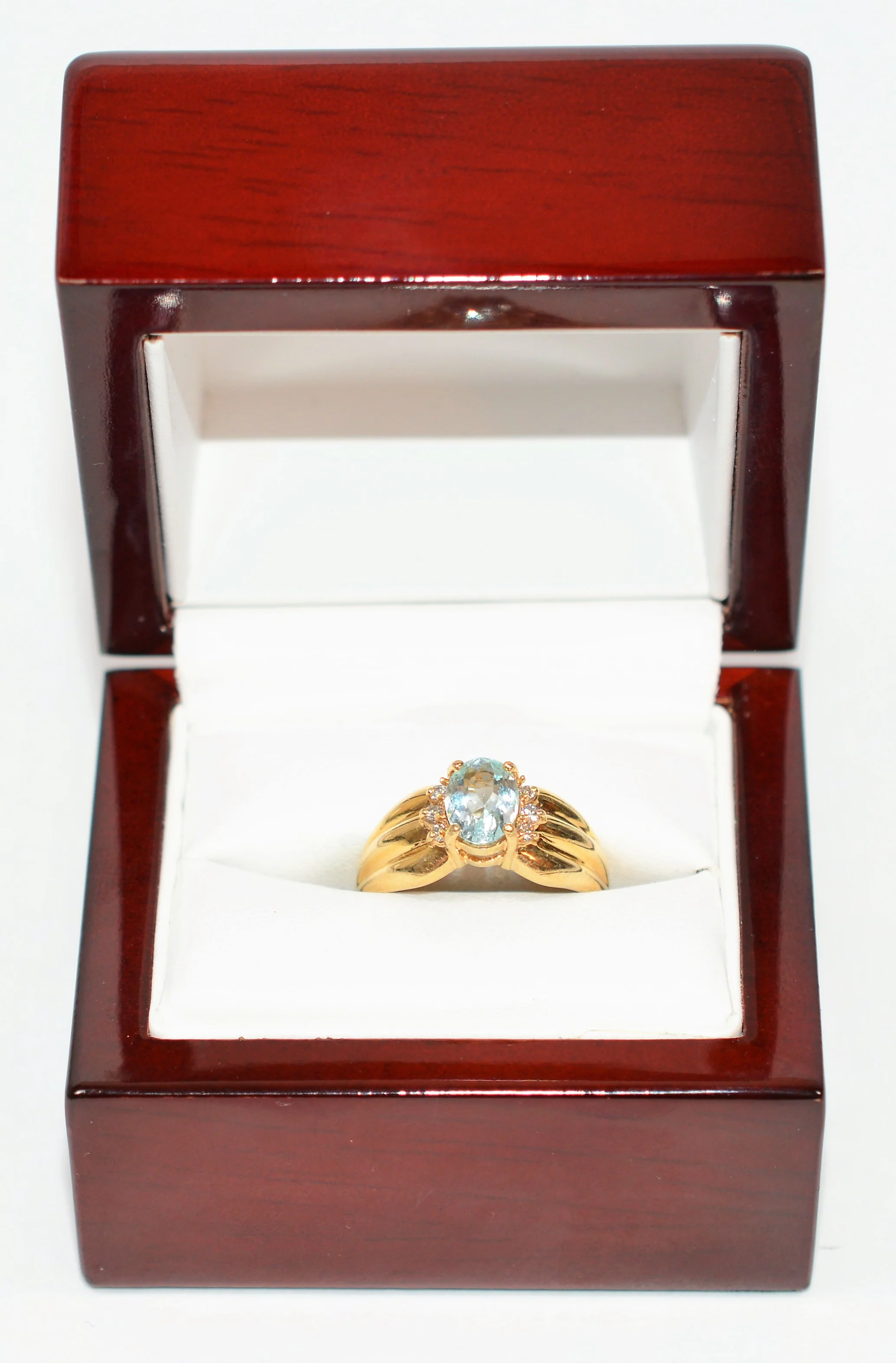 Natural Paraiba Tourmaline & Diamond Ring 14K Solid Gold 1.58tcw Rare Gemstone Women's Ring Diamond Halo Birthstone Ring Fine Estate Jewelry - Image 12