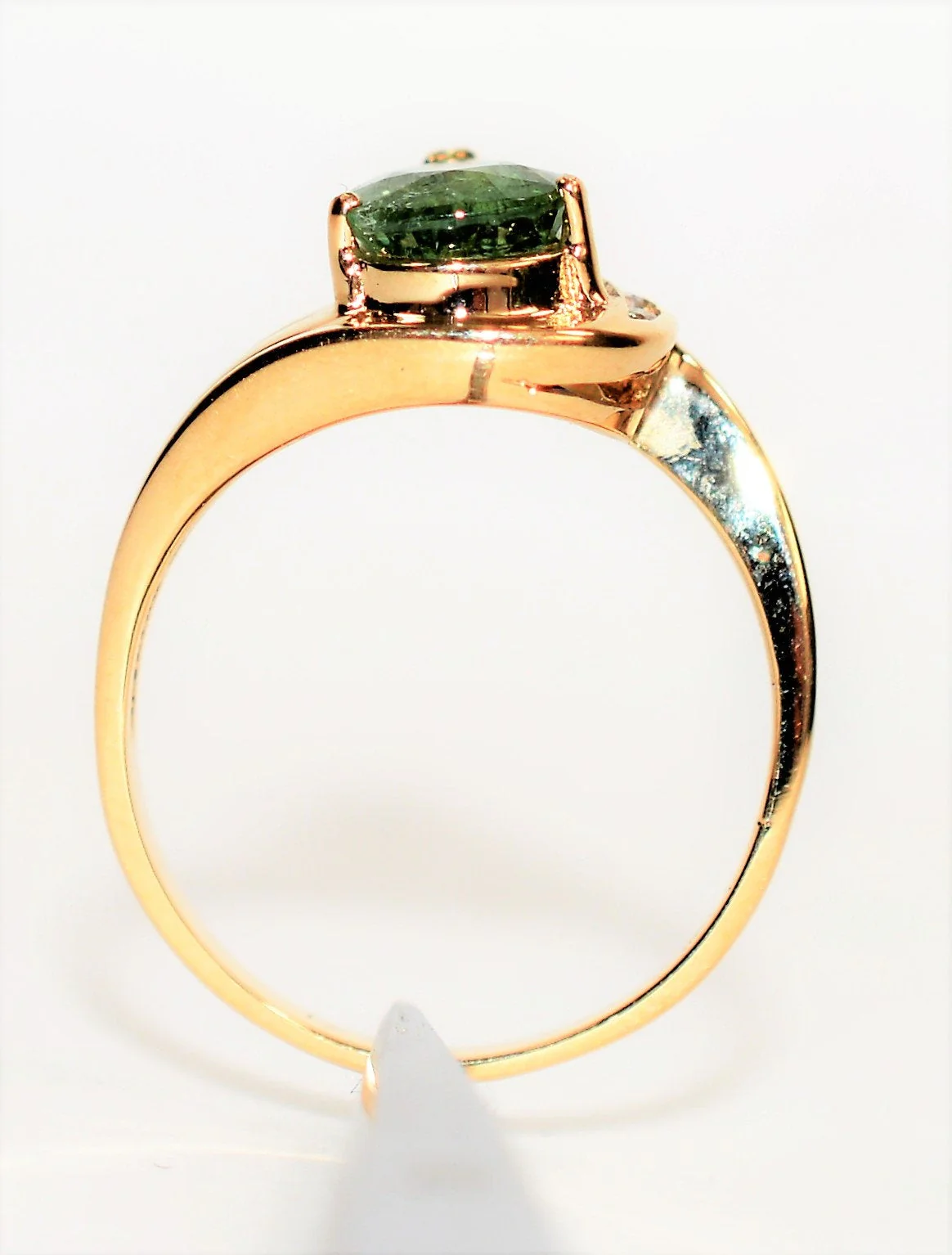 Natural Paraiba Tourmaline & Diamond Ring 14K Solid Gold 1.61tcw Gemstone Ring Womens Ring Statement Ring Cocktail Ring Vintage Fine Jewelry - Image 3
