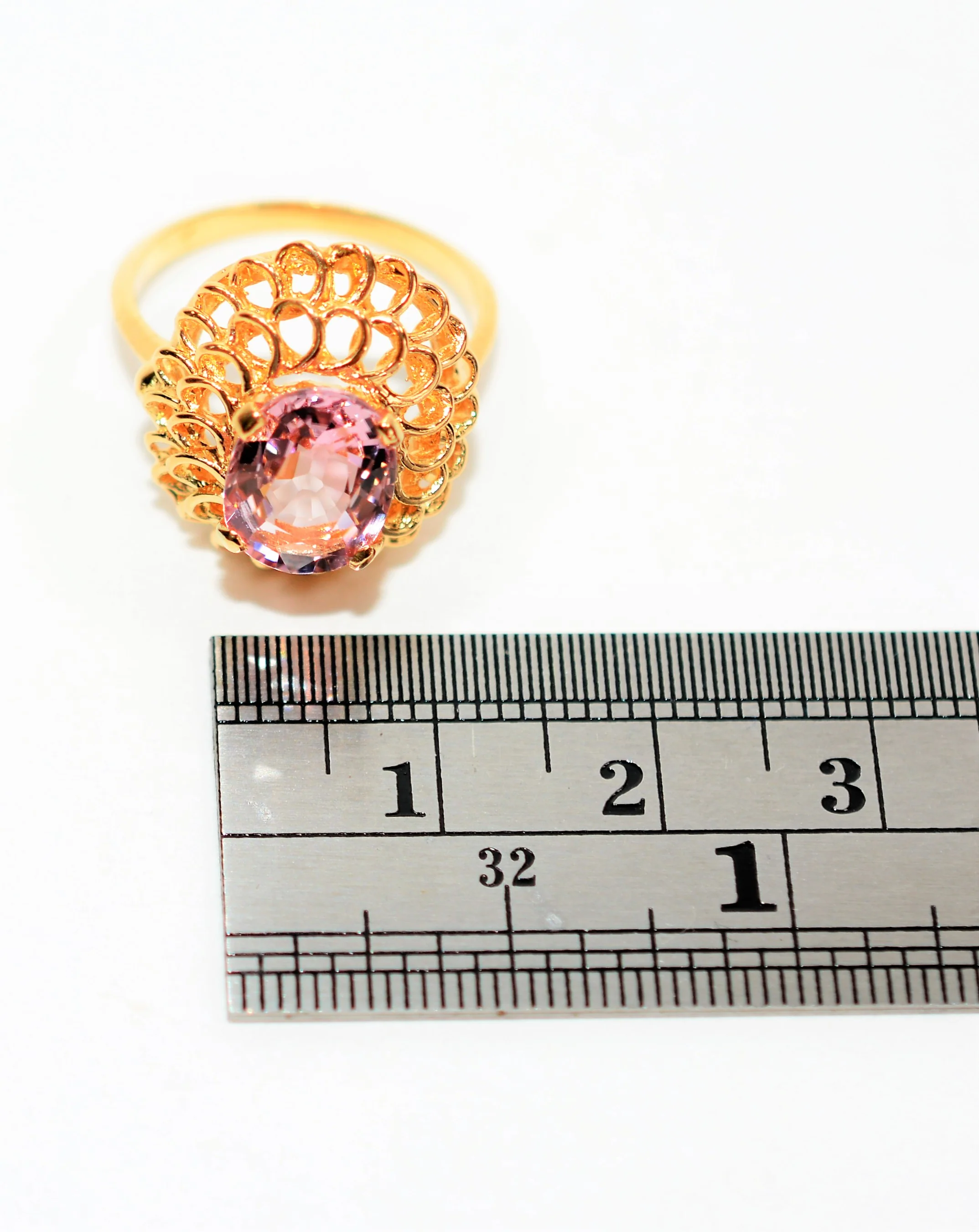 Natural Pink Paraiba Tourmaline Ring 18K Solid Gold 2.61ct Solitaire Ring Statement Ring Women's Ring Cocktail Ring Birthstone Ring Jewelry - Image 11