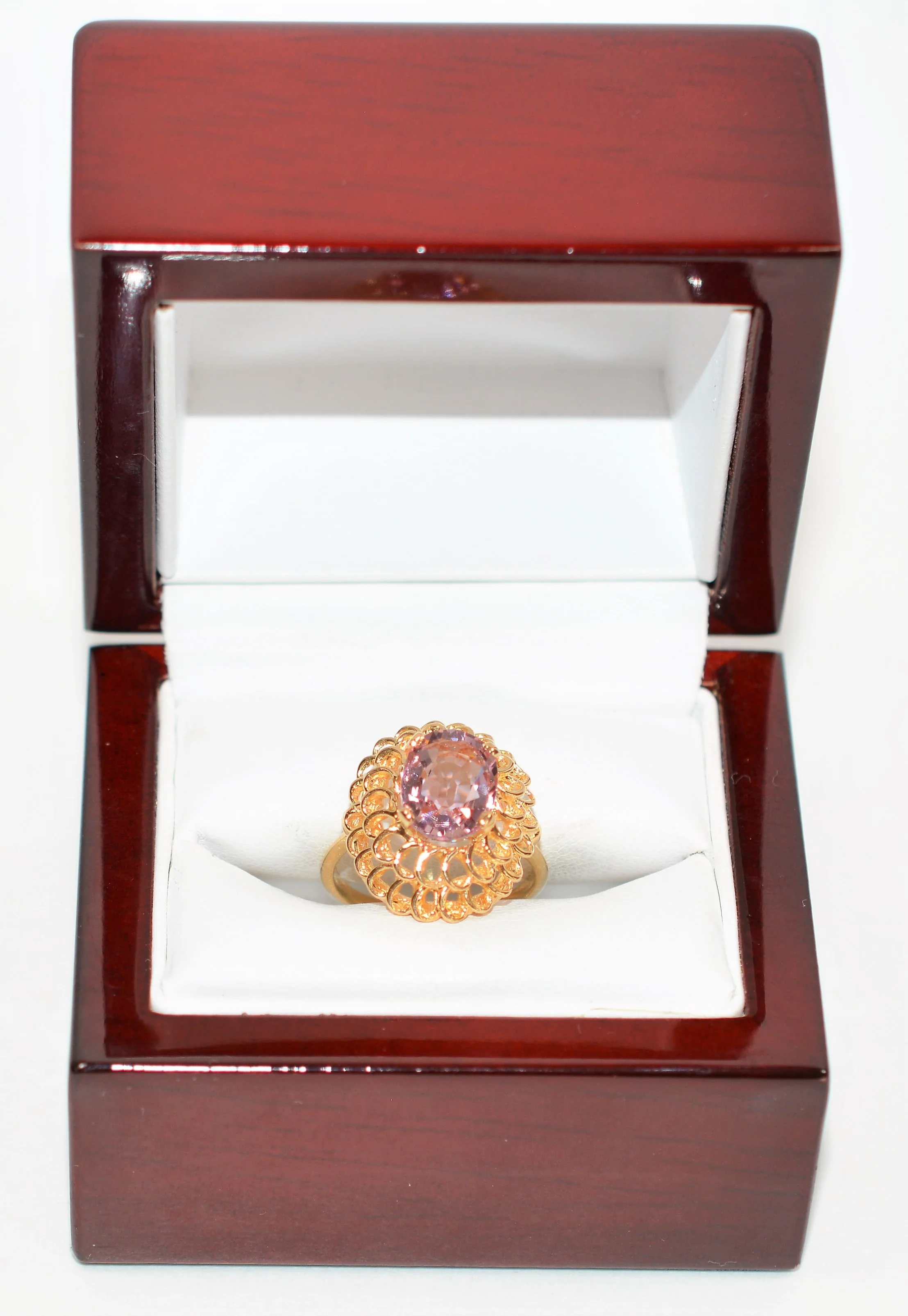 Natural Pink Paraiba Tourmaline Ring 18K Solid Gold 2.61ct Solitaire Ring Statement Ring Women's Ring Cocktail Ring Birthstone Ring Jewelry - Image 12
