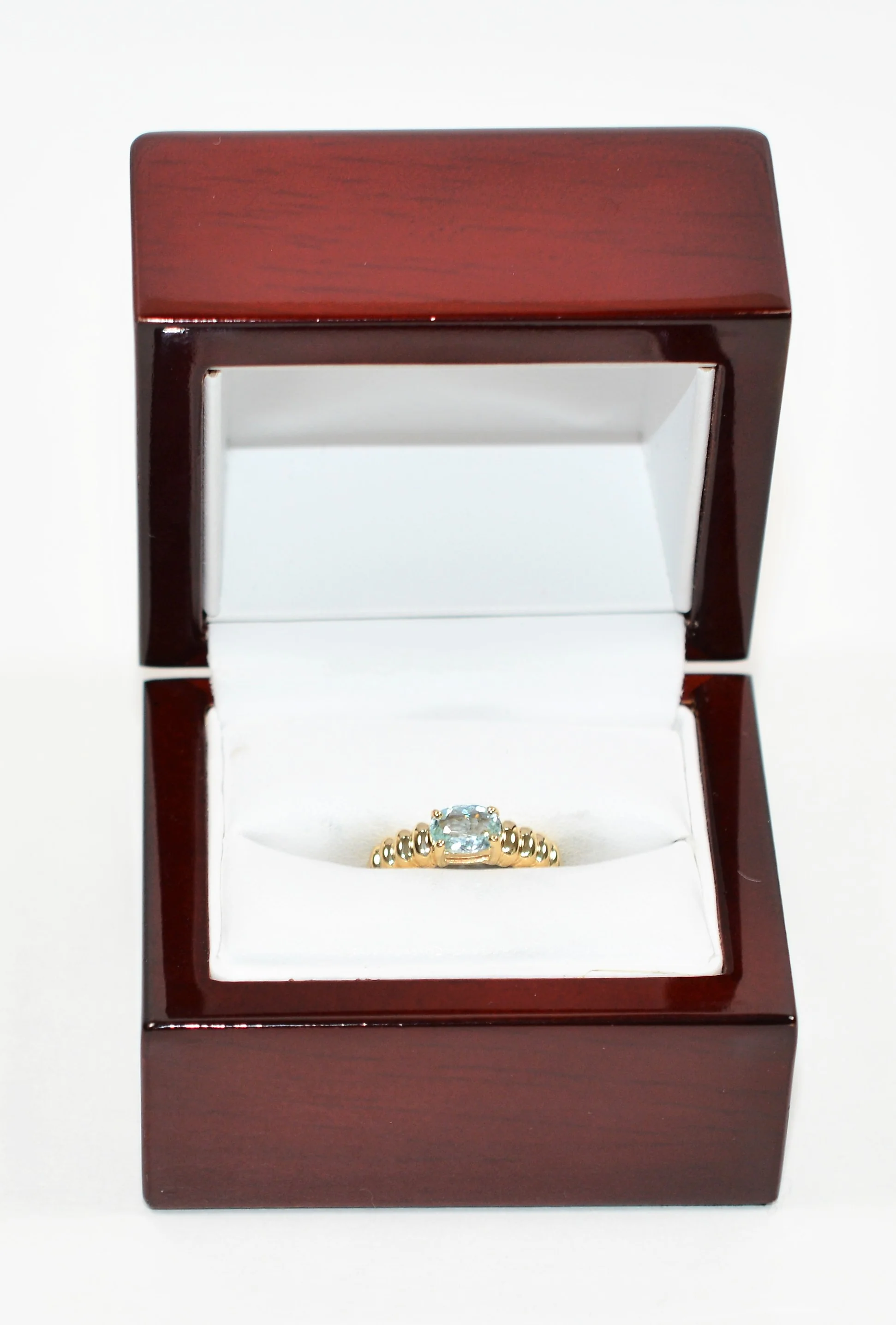 Natural Paraiba Tourmaline Ring 14K Solid Gold .59ct Solitaire Ring Women's Ring Stackable Ring Gemstone Ring Ladies Ring Fine Jewellery - Image 12