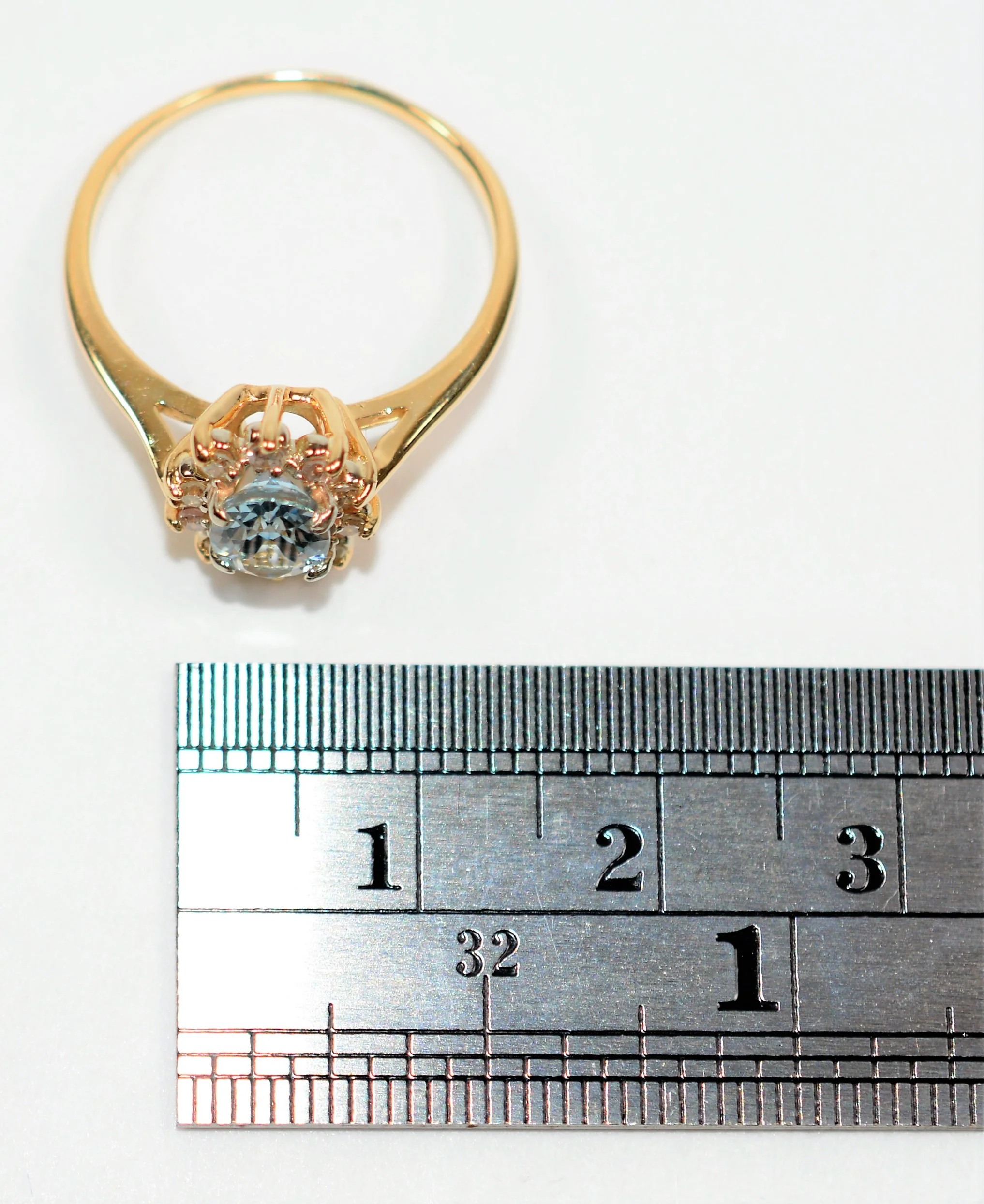 Natural Paraiba Tourmaline & Diamond Ring 14K Solid Gold 1.18tcw Gemstone Estate Jewelry Engagement Ring Promise Ring Diamond Halo Ring - Image 11
