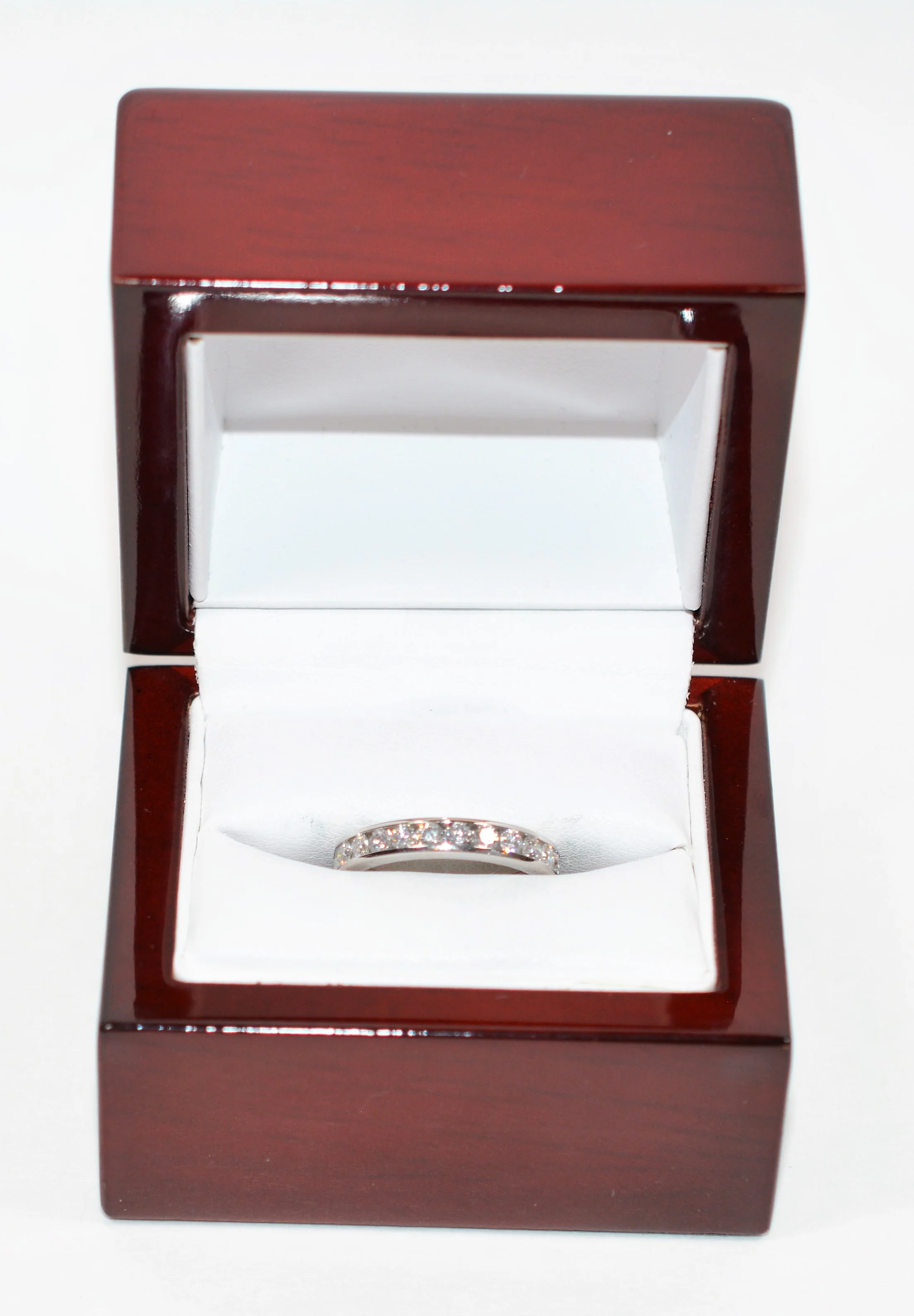 Natural Diamond Ring 14K Solid White Gold .88tcw Wedding Band Wedding Ring Diamond Band Bridal Jewelry Stackable Ring Estate Women’s Ring - Image 12