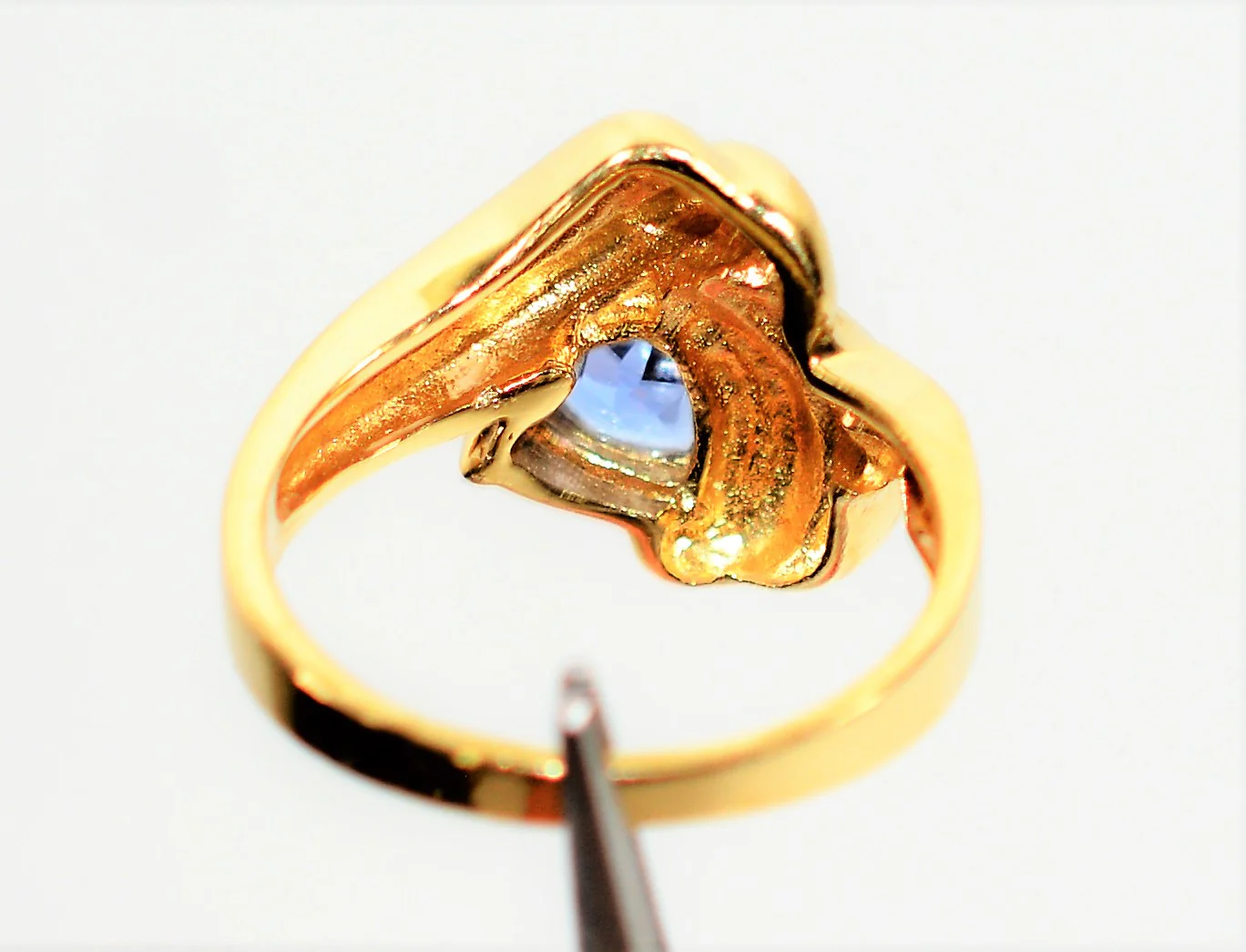 Natural Tanzanite Ring 14K Solid Gold .73ct Solitaire Ring Gemstone Ring Vintage Ring Estate Ring December Birthstone Ring Jewellery Jewelry - Image 7