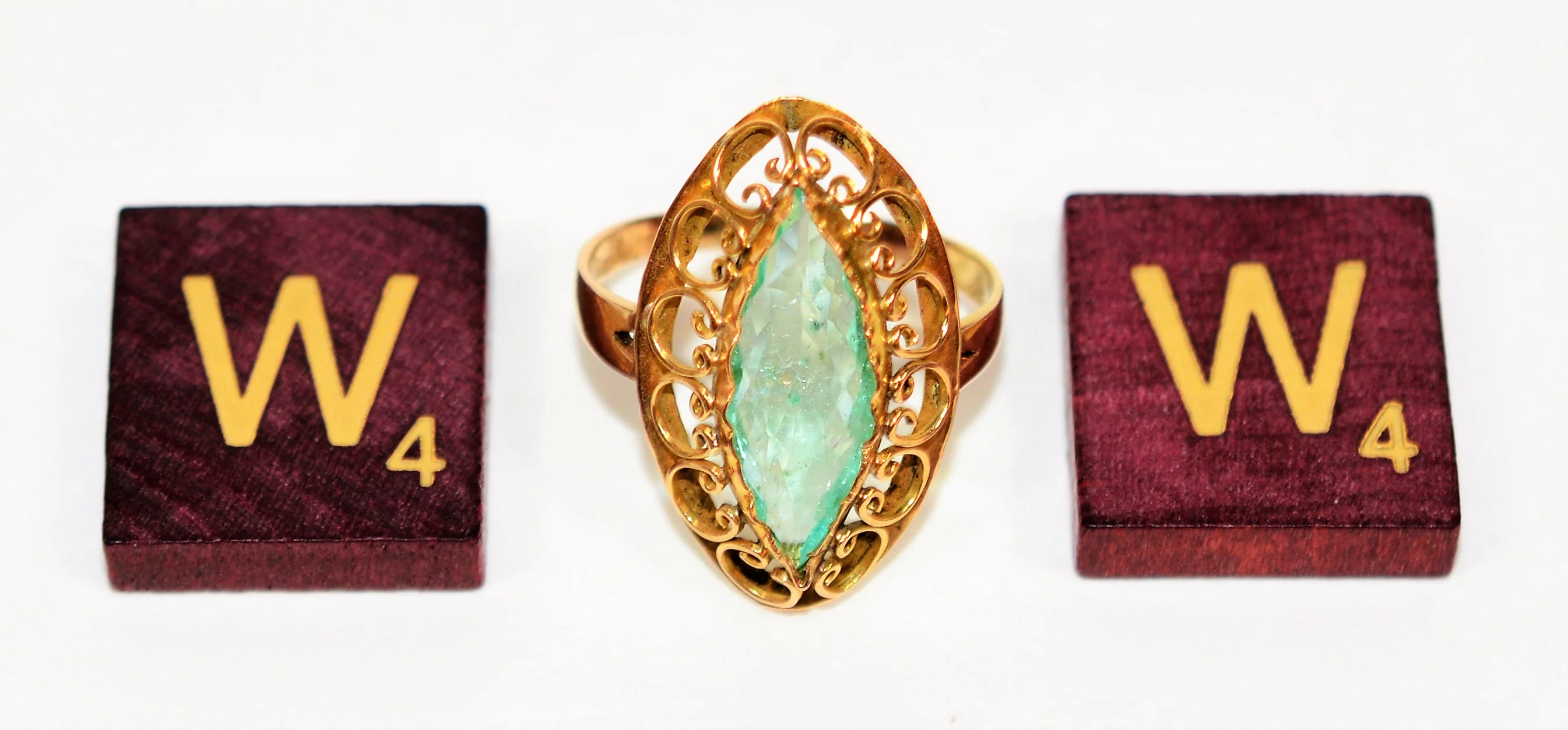 Natural Paraiba Tourmaline Ring 14K Solid Gold 2.38ct Art Deco Ring Solitaire Ring Women's Ring Cocktail Ring Birthstone Ring Vintage Jewelry - Image 8