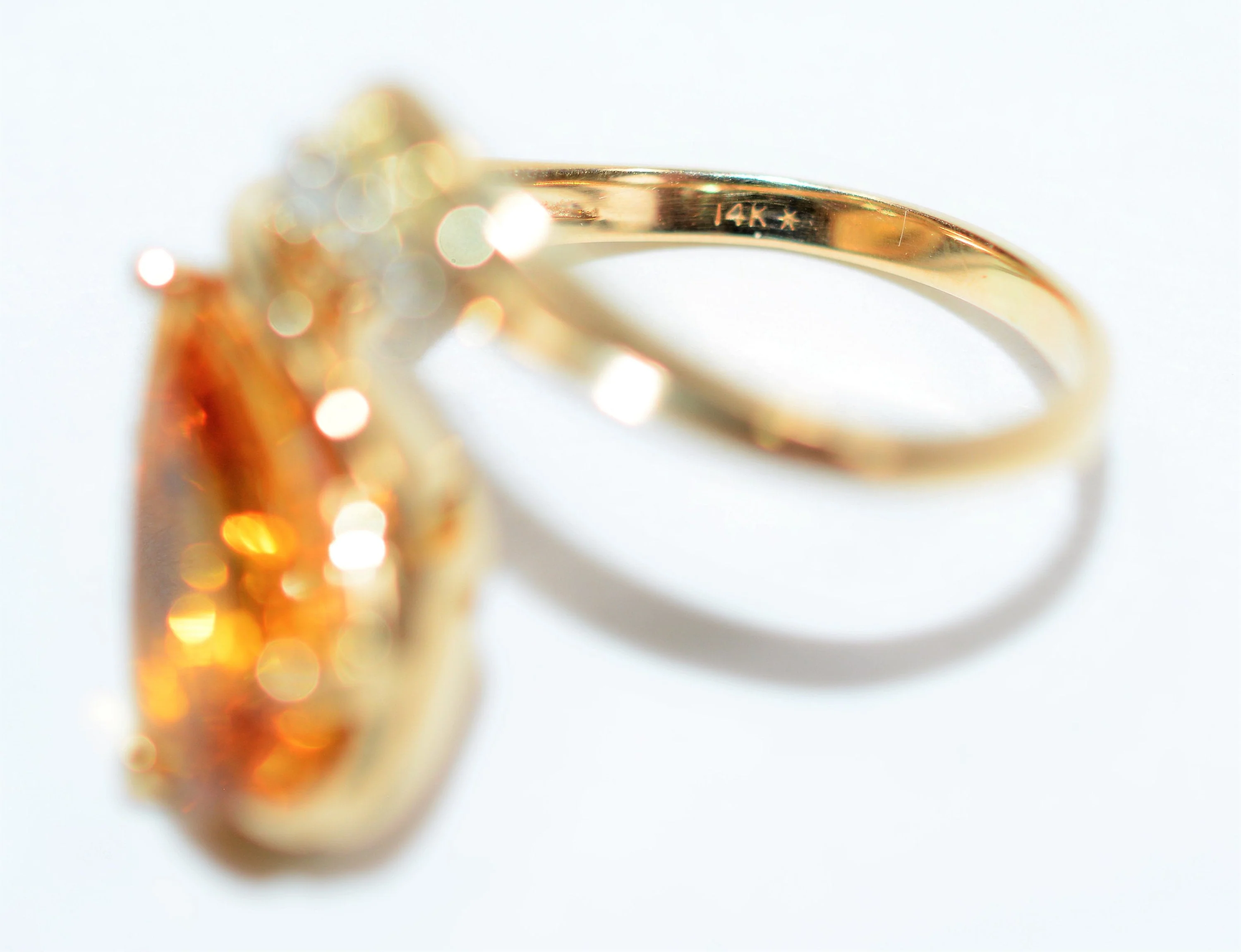 Natural Golden Beryl & Diamond Ring 14K Solid Gold 3.45tcw Statement Ring Cocktail Ring Ladies Ring Yellow Ring Birthstone Ring Women's Ring - Image 6