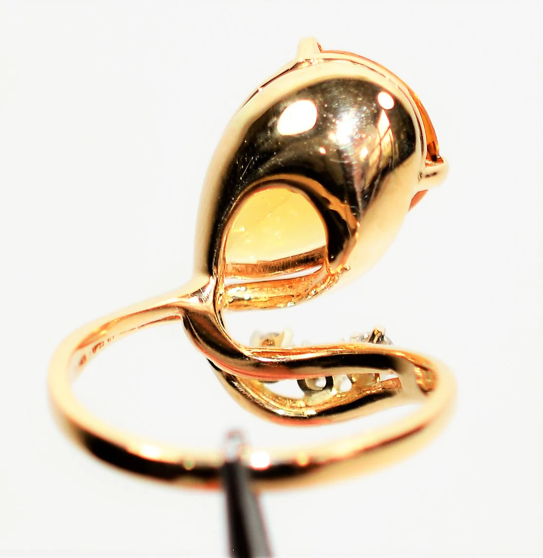 Natural Golden Beryl & Diamond Ring 14K Solid Gold 3.45tcw Statement Ring Cocktail Ring Ladies Ring Yellow Ring Birthstone Ring Women's Ring - Image 7
