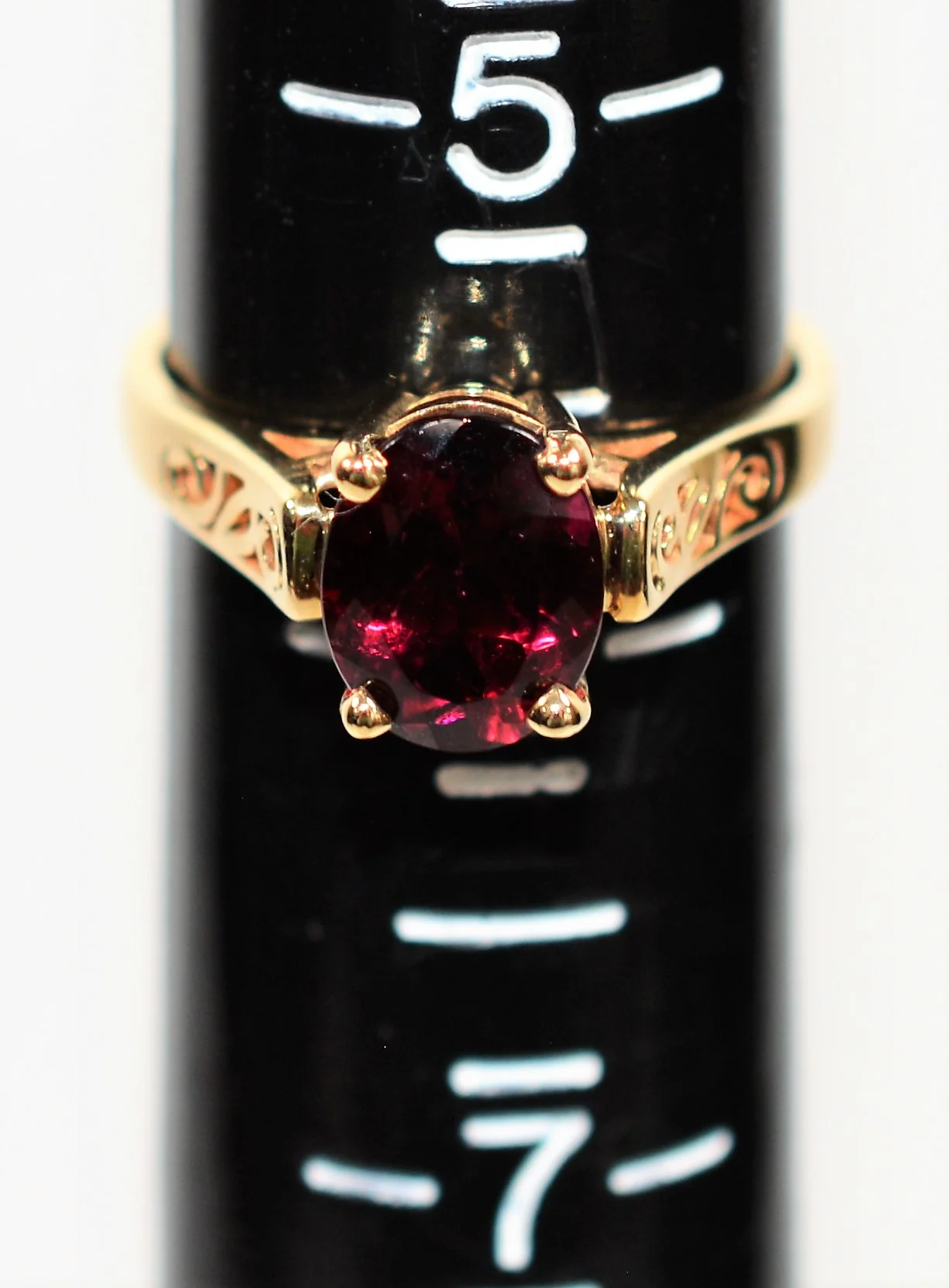 Natural Rubellite Ring 14K Solid Gold 1.90ct Pink Tourmaline Ring Solitaire Ring Vintage Ring Antique Ring Women's Ring Fine Estate Jewelry - Image 9