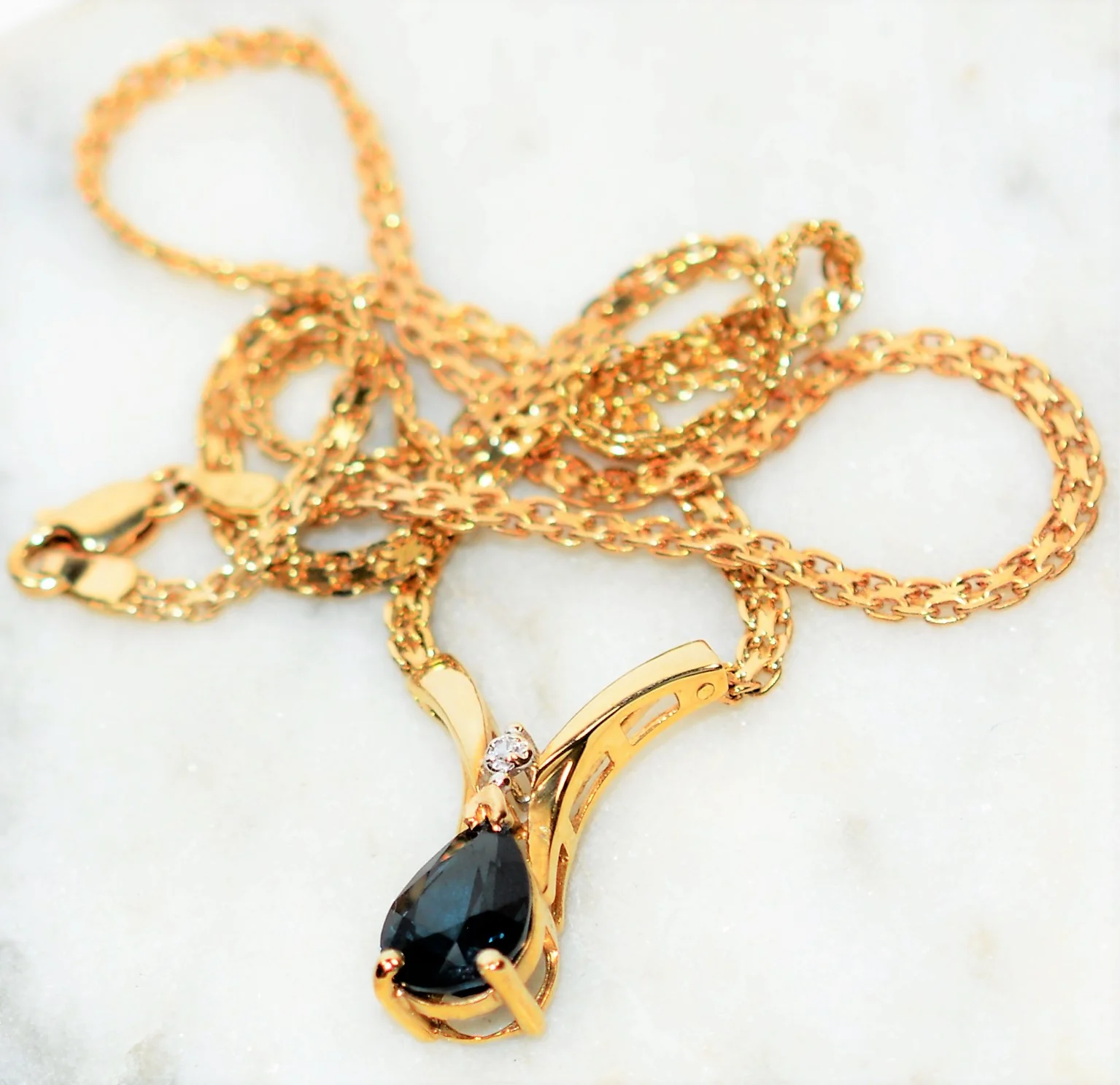 GIA Certified Natural Spinel & Diamond Necklace 14K Solid Gold 2.06tcw Statement Necklace Pendant Necklace Gemstone Necklace Women's Necklace - Image 13