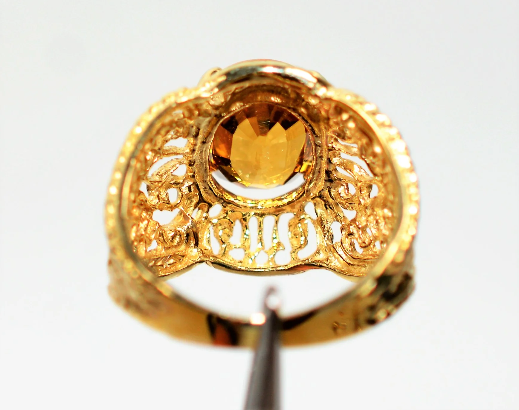 GIA Certified Natural Zircon Ring 14K Solid Gold 4.38ct Solitaire Ring Cocktail Ring Statement Ring Women's Ring Birthstone Ring Estate Ring - Image 7