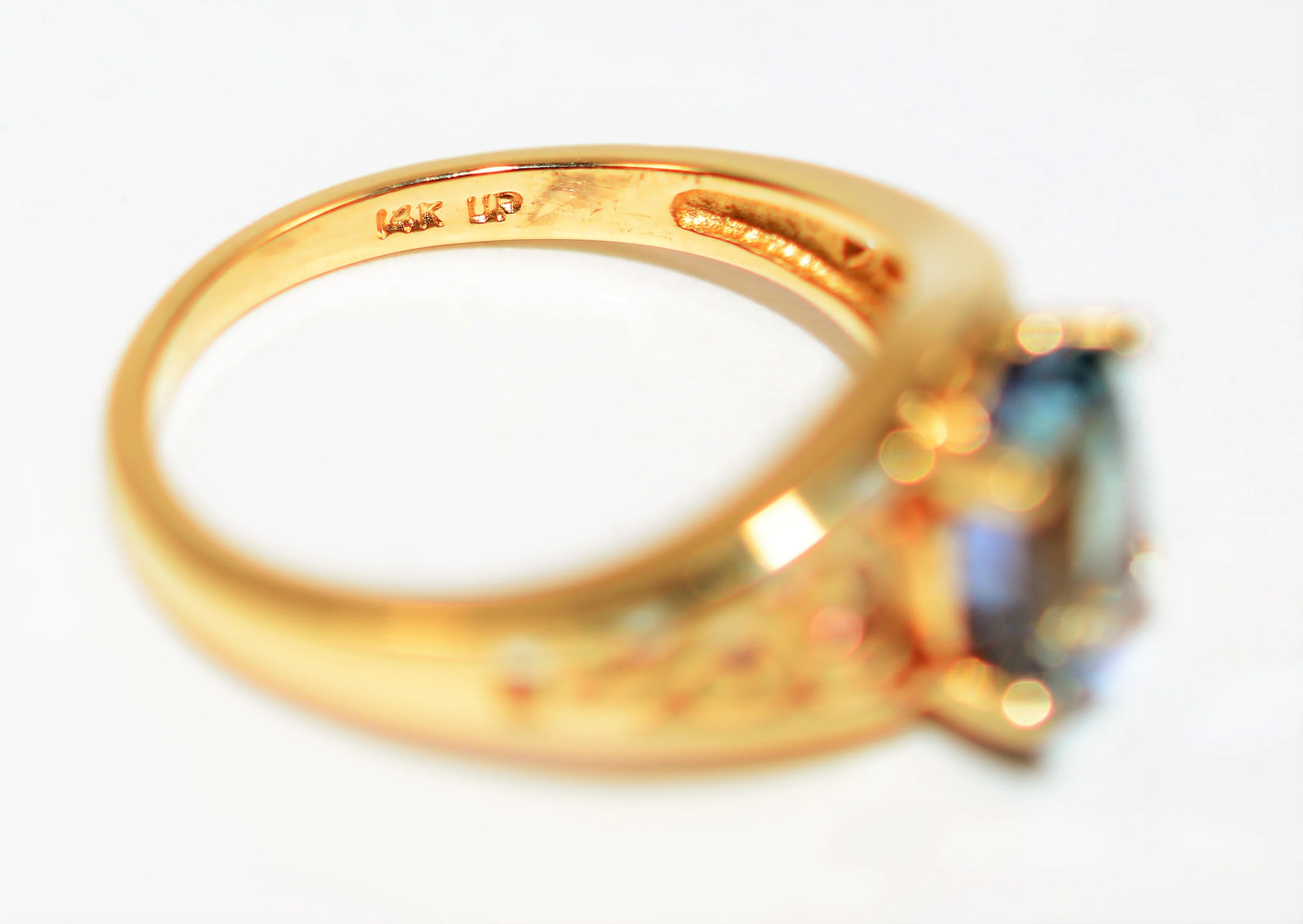 Natural Blue Spinel Ring 14kt Solid Gold 1.80ct Solitaire Ring Gemstone Ring Statement Ring Vintage Ring Ladies Ring June Birthstone Jewelry - Image 6