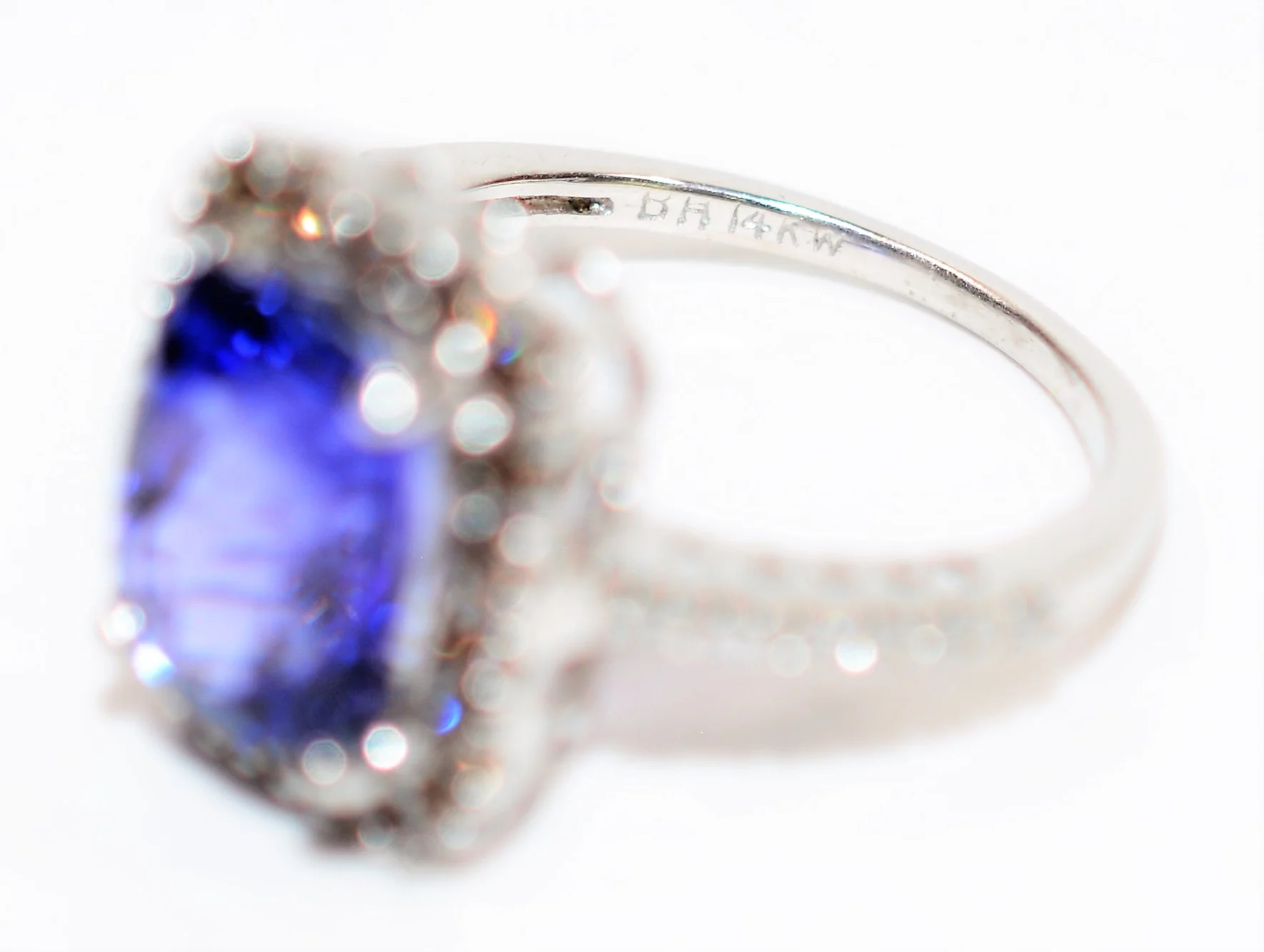 Effy Certified Natural D'Block Tanzanite & Fancy Chocolate Diamond Ring 14K Solid White Gold 3.21tcw Designer Ring Cocktail Ring Jewellery - Image 7