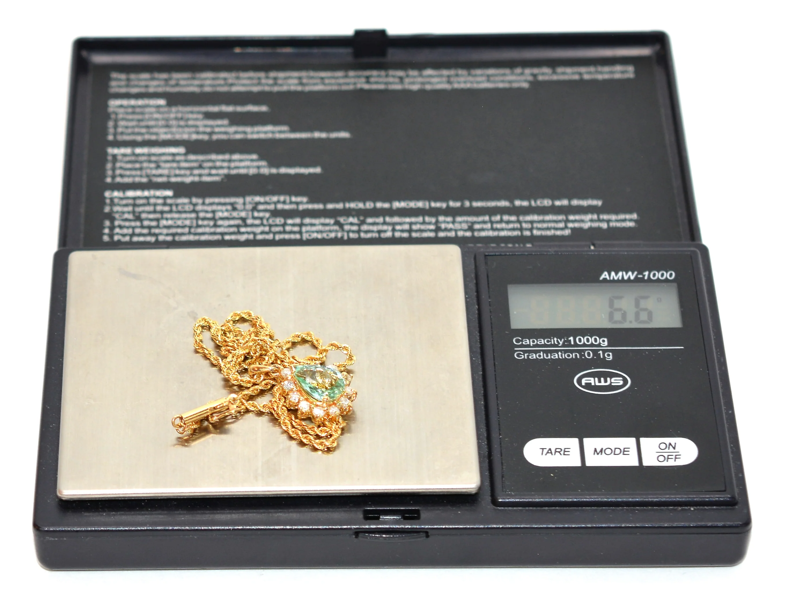 Certified Natural Paraiba Tourmaline & Diamond Necklace 14K Solid Gold 2.32tcw Pendant Necklace Paraiba Necklace Tourmaline Necklace Estate - Image 13
