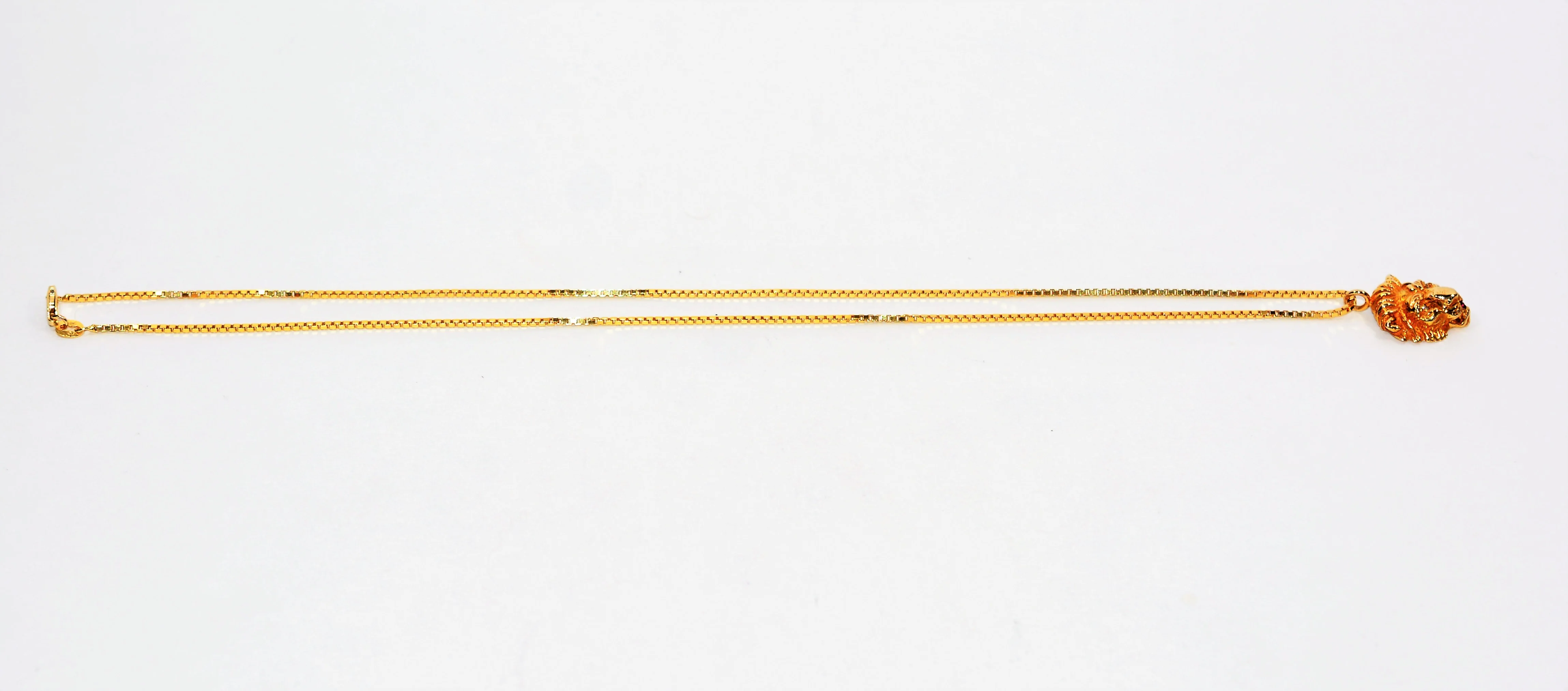 Natural Diamond & Ruby Necklace 14K Solid Gold .05tcw Lion Necklace Gemstone Necklace Statement Necklace Pendant Necklace Birthstone Pendant - Image 3