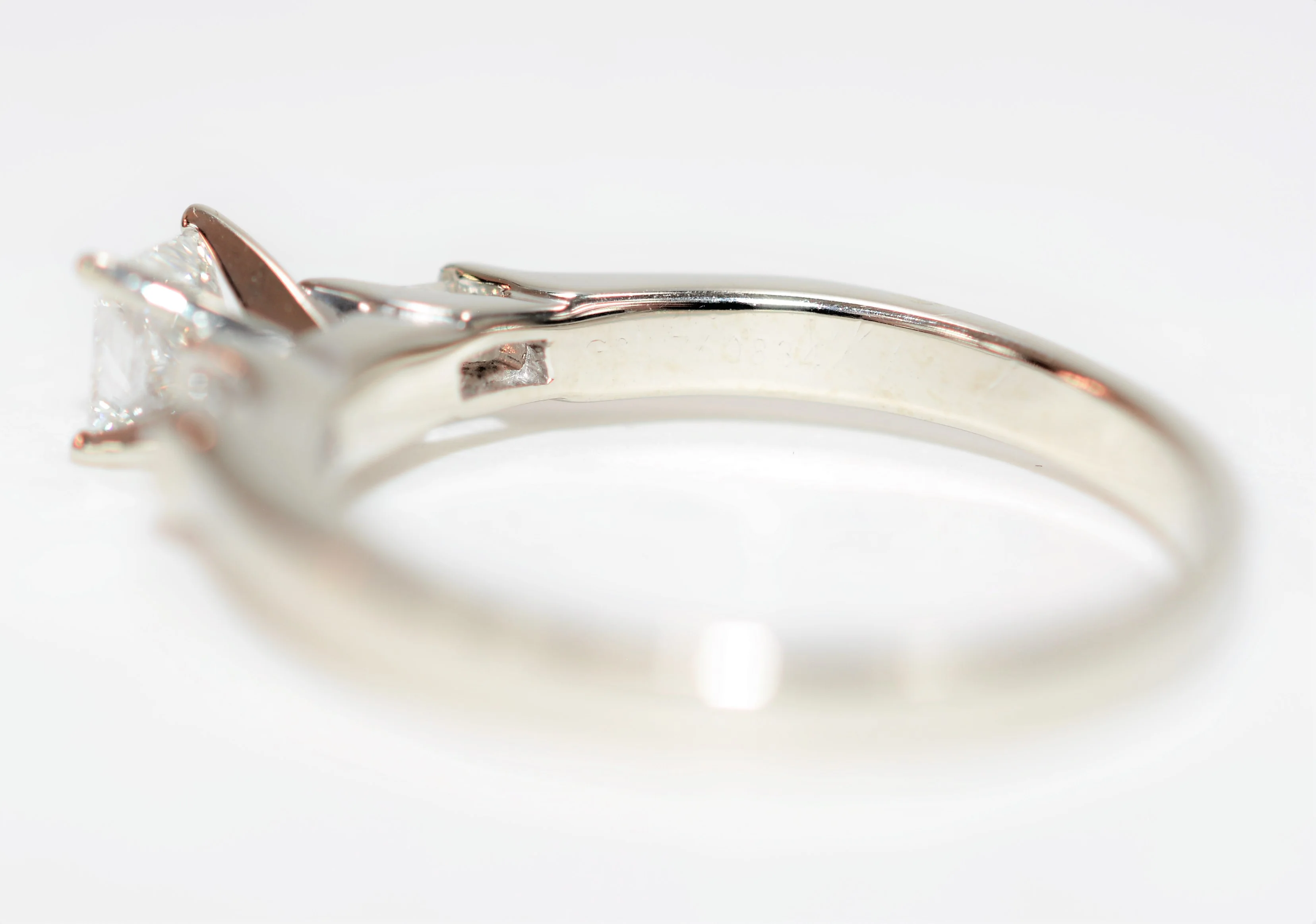 Natural Diamond Ring 14K Solid White Gold .64tcw Statement Ring Engagement Ring Wedding Ring Bridal Jewelry Ladies Ring Women's Ring Estate - Image 7