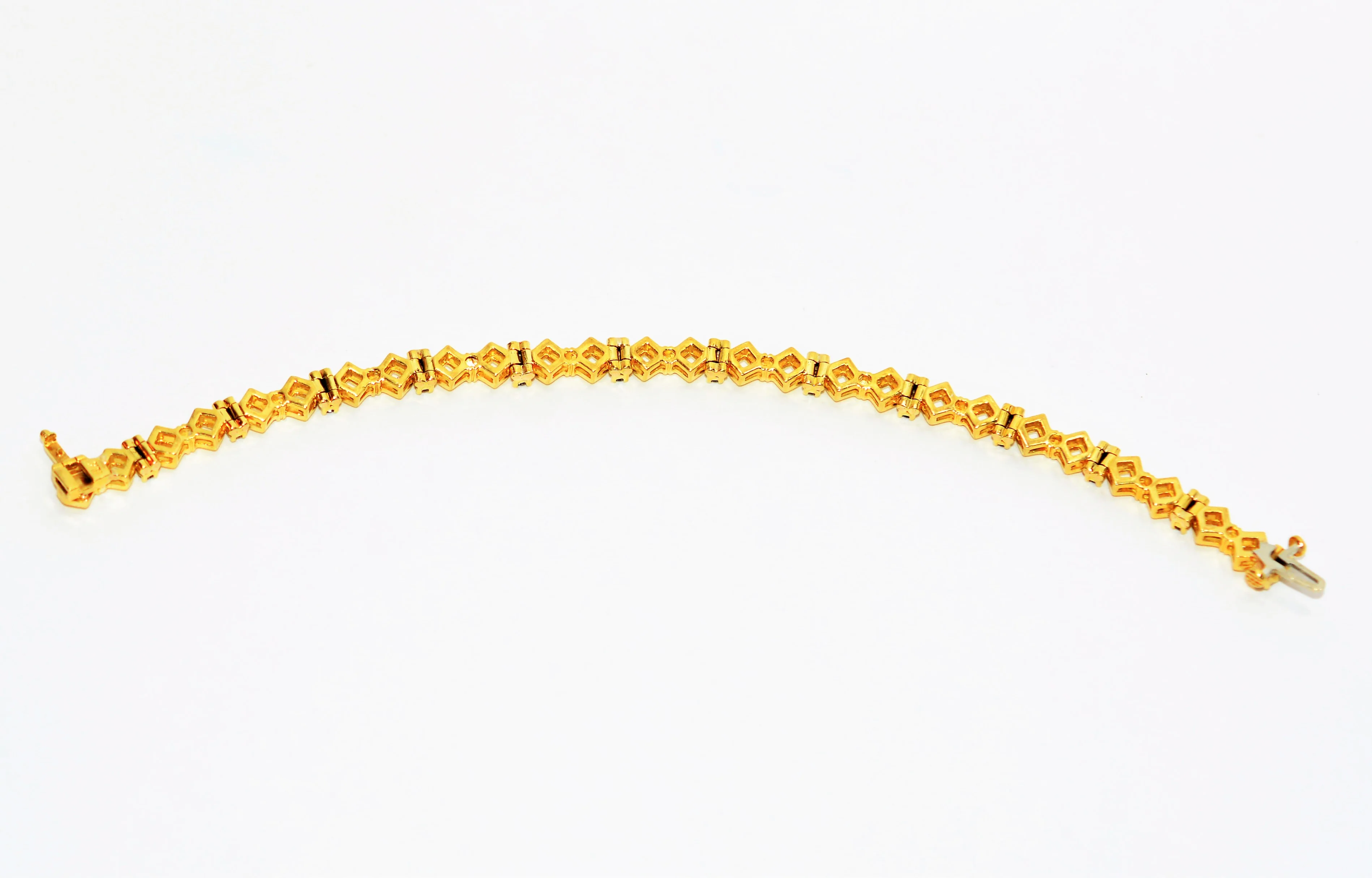 Natural Diamond Bracelet 18K Solid Gold 1.56tcw Tennis Bracelet Estate Bracelet Vintage Bracelet Bridal Wedding Jewelry Jewellery Statement - Image 6