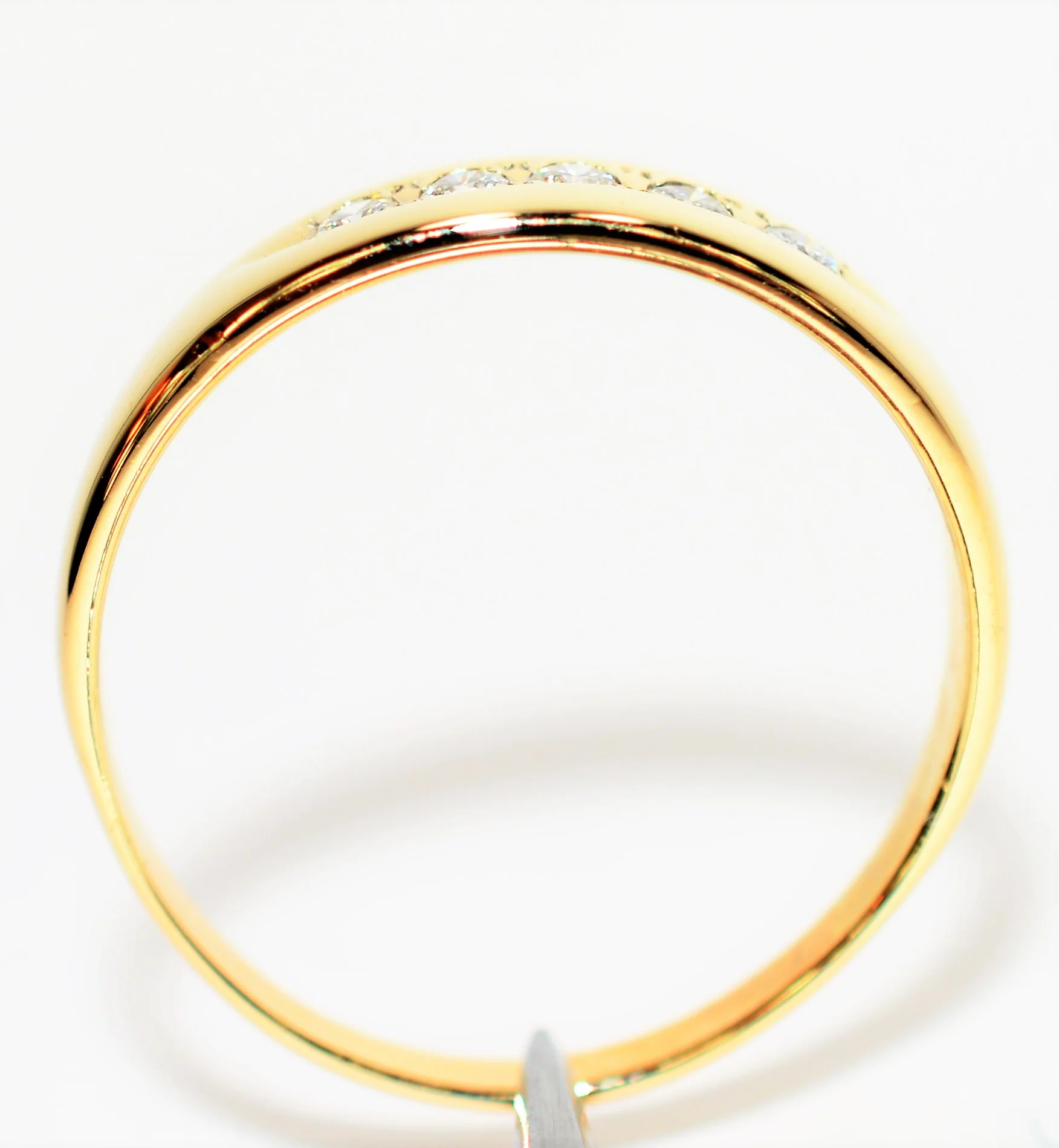 Natural Diamond Ring 14K Solid Gold .30tcw Men's Ring Band Ring Wedding Band Diamond Band Cocktail Ring Statement Ring Gold Ring Gold Band - Image 3