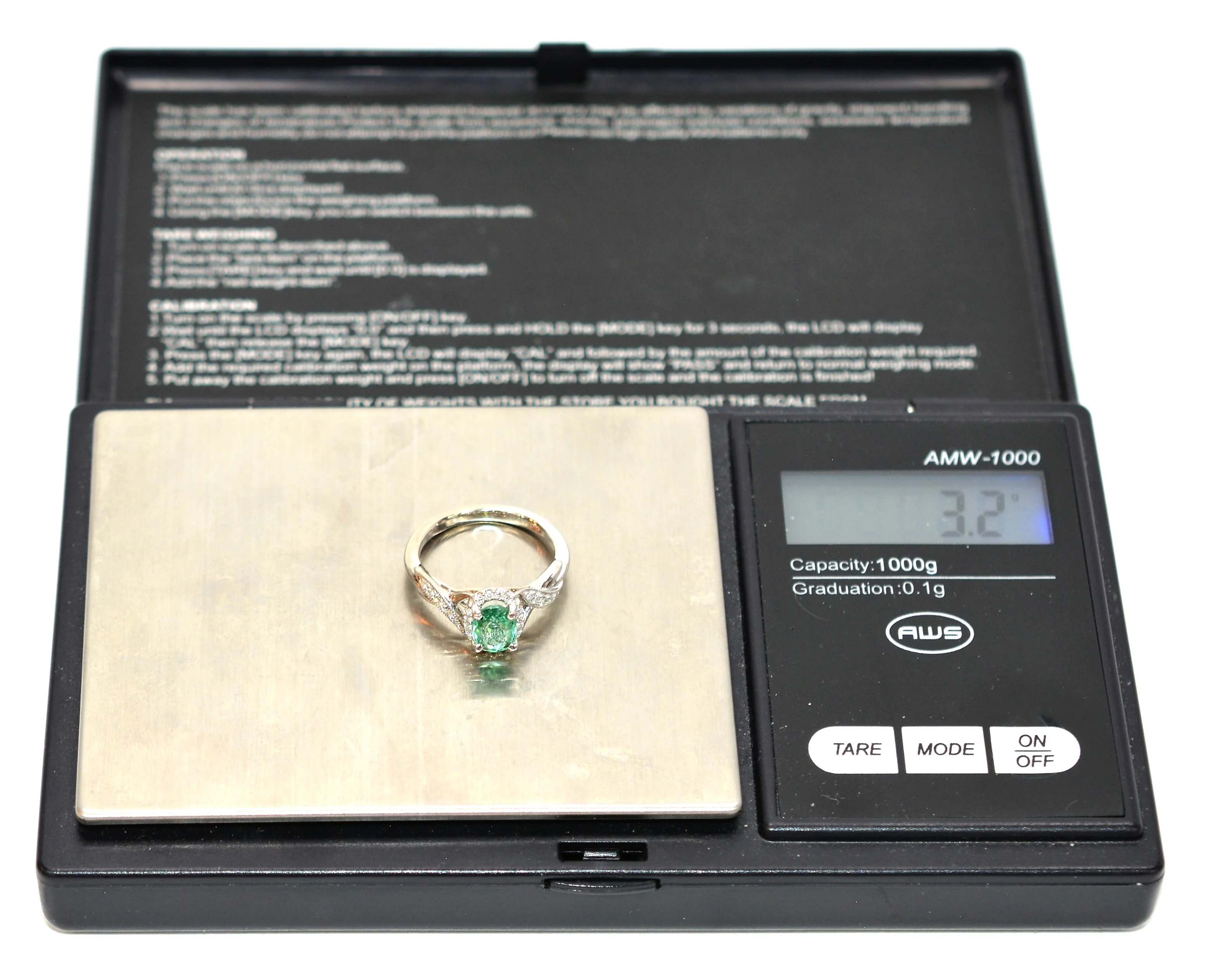 Gabriel Co. Certified Natural Brazilian Paraiba Tourmaline & Diamond Ring 14K White Gold 1.04tcw Engagement Ring Wedding Ring Cocktail Ring - Image 12