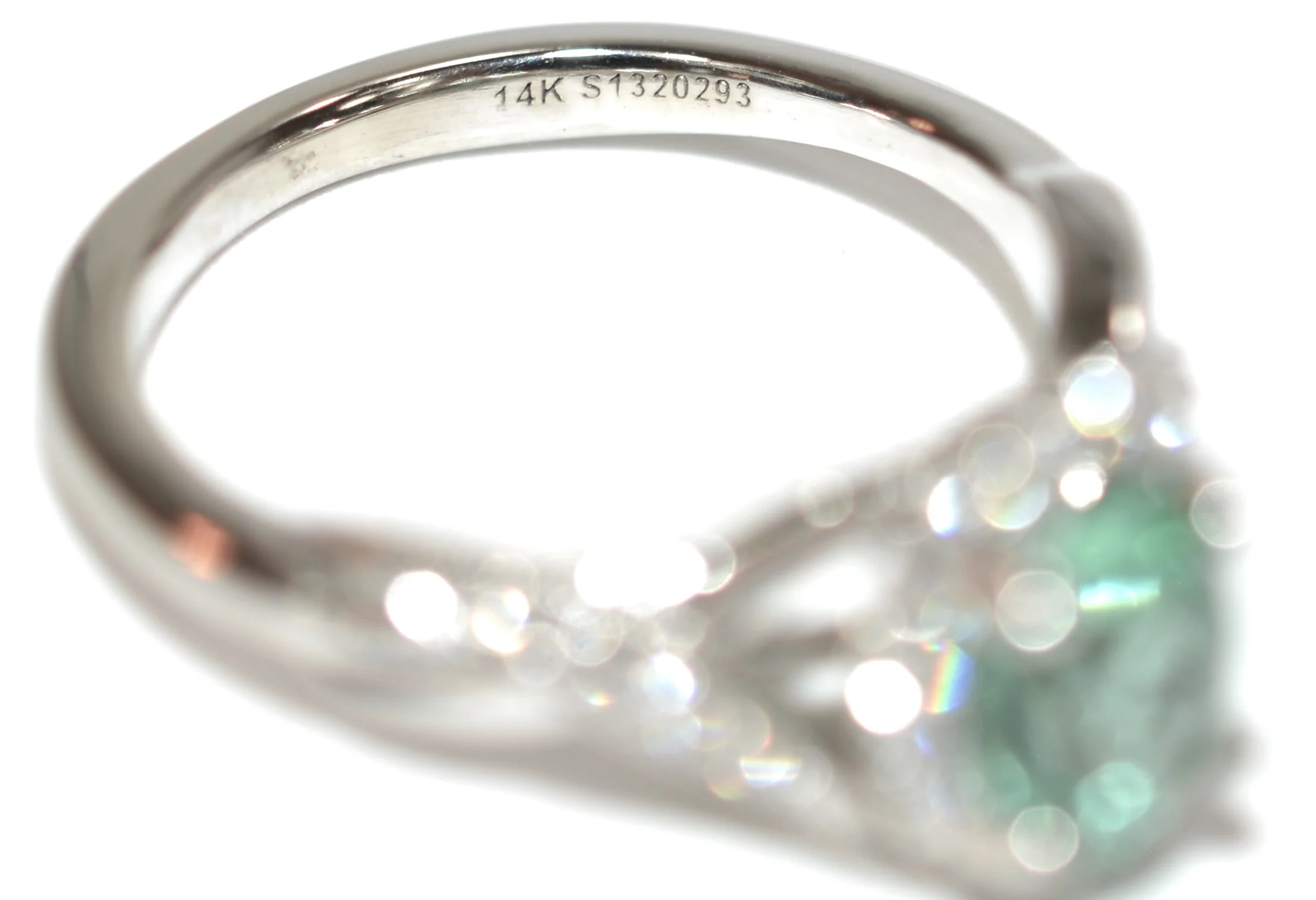 Gabriel Co. Certified Natural Brazilian Paraiba Tourmaline & Diamond Ring 14K White Gold 1.04tcw Engagement Ring Wedding Ring Cocktail Ring - Image 9
