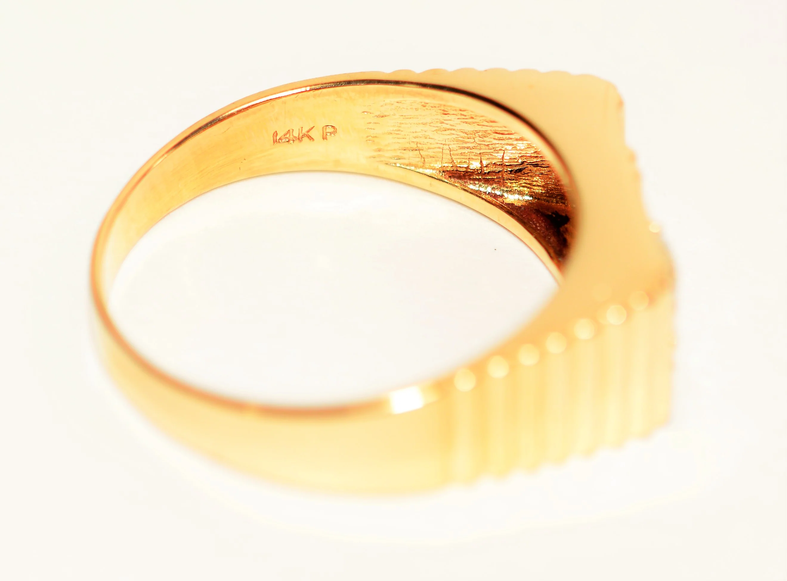 GIA Certified Natural Diamond Ring 14K Solid Gold .51tcw Statement Ring Cocktail Ring GIA Diamond Vintage Ring Birthstone Ring Men's Ring - Image 7