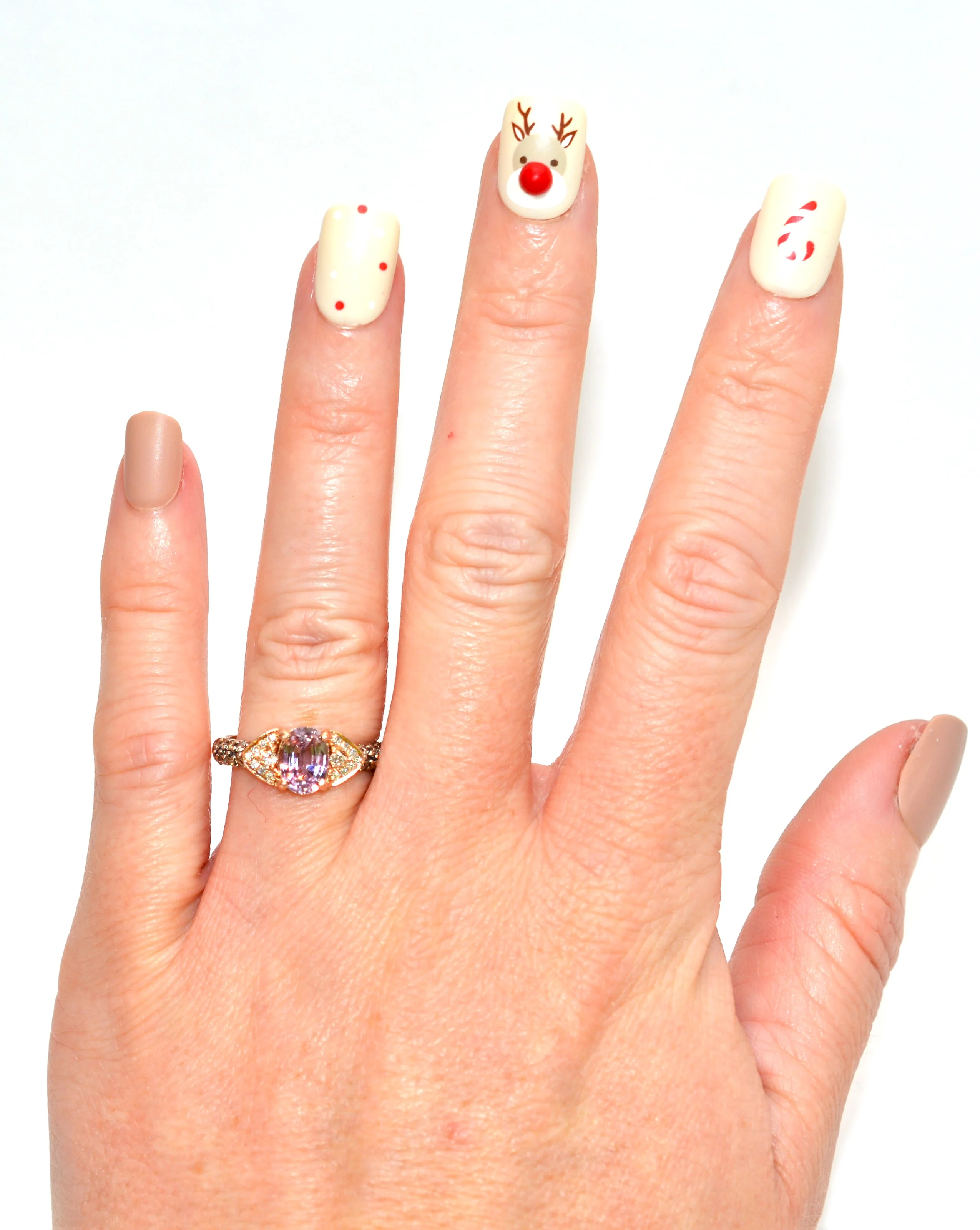 LeVian GIA Certified Natural Spinel & Diamond Ring 14K Rose Gold 1.32tcw Designer Gemstone Birthstone Pink Engagement Bridal Fine Jewellery - Image 3