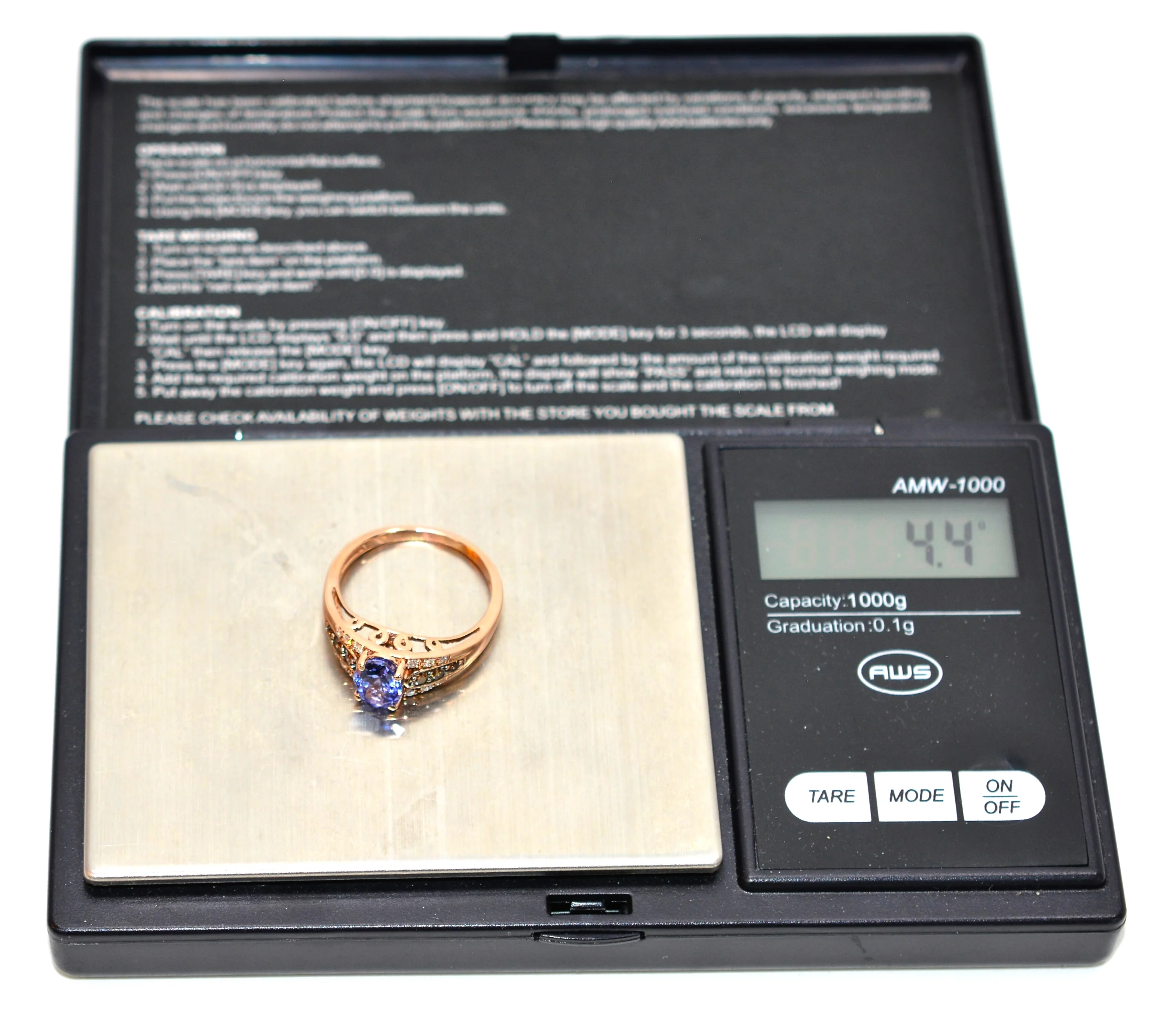 LeVian Natural D'Block Tanzanite & Chocolate Diamond Ring 14K Solid Rose Gold 2.12tcw Tanzanite Ring Limited Edition LeVian Ring Statement Ring - Image 11