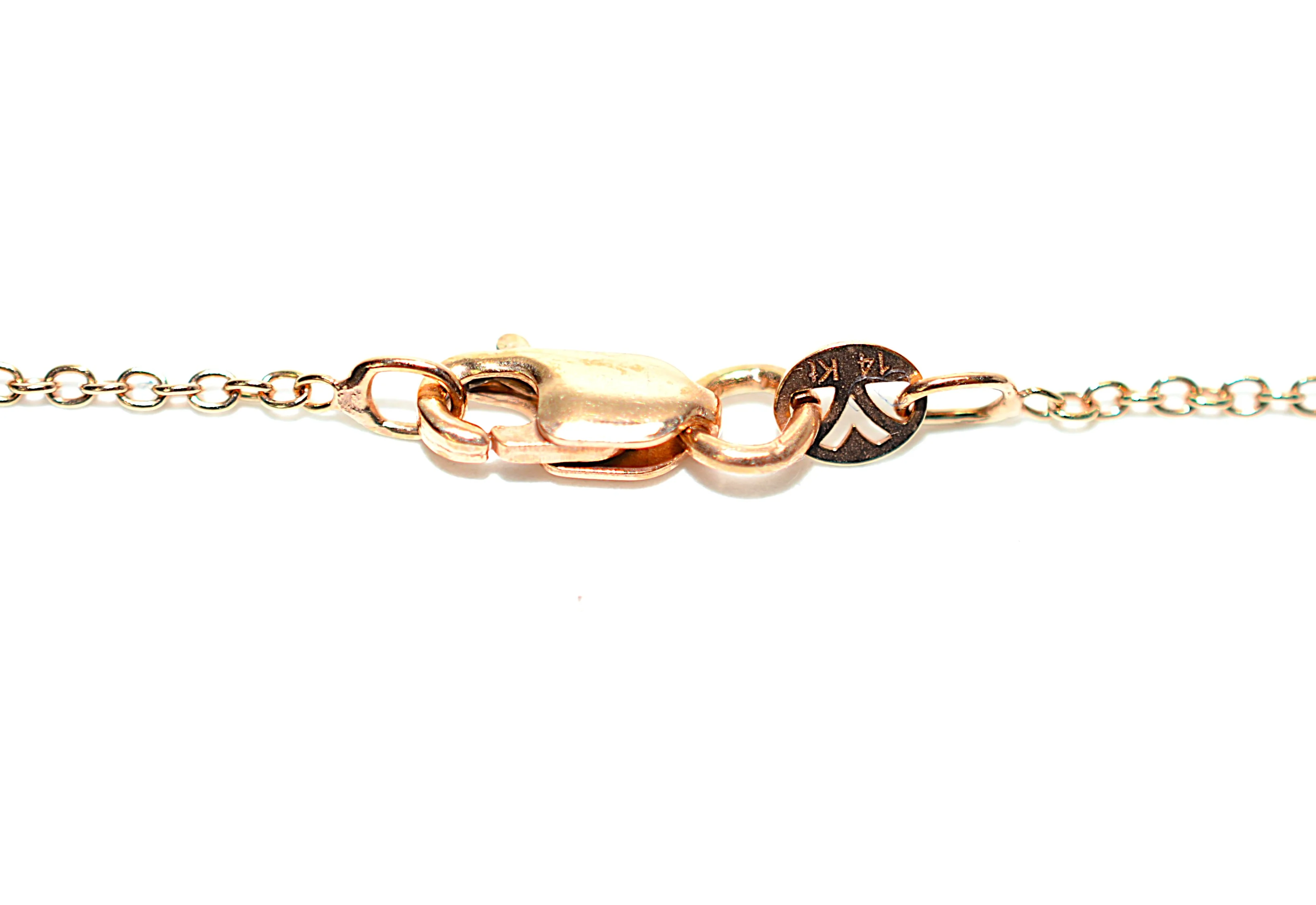 LeVian Natural Rhodolite Garnet Necklace 14K Rose Gold 2.17tcw Raspberry Garnet Designer Pendant Estate Jewelry Le Vian Necklace - Image 9