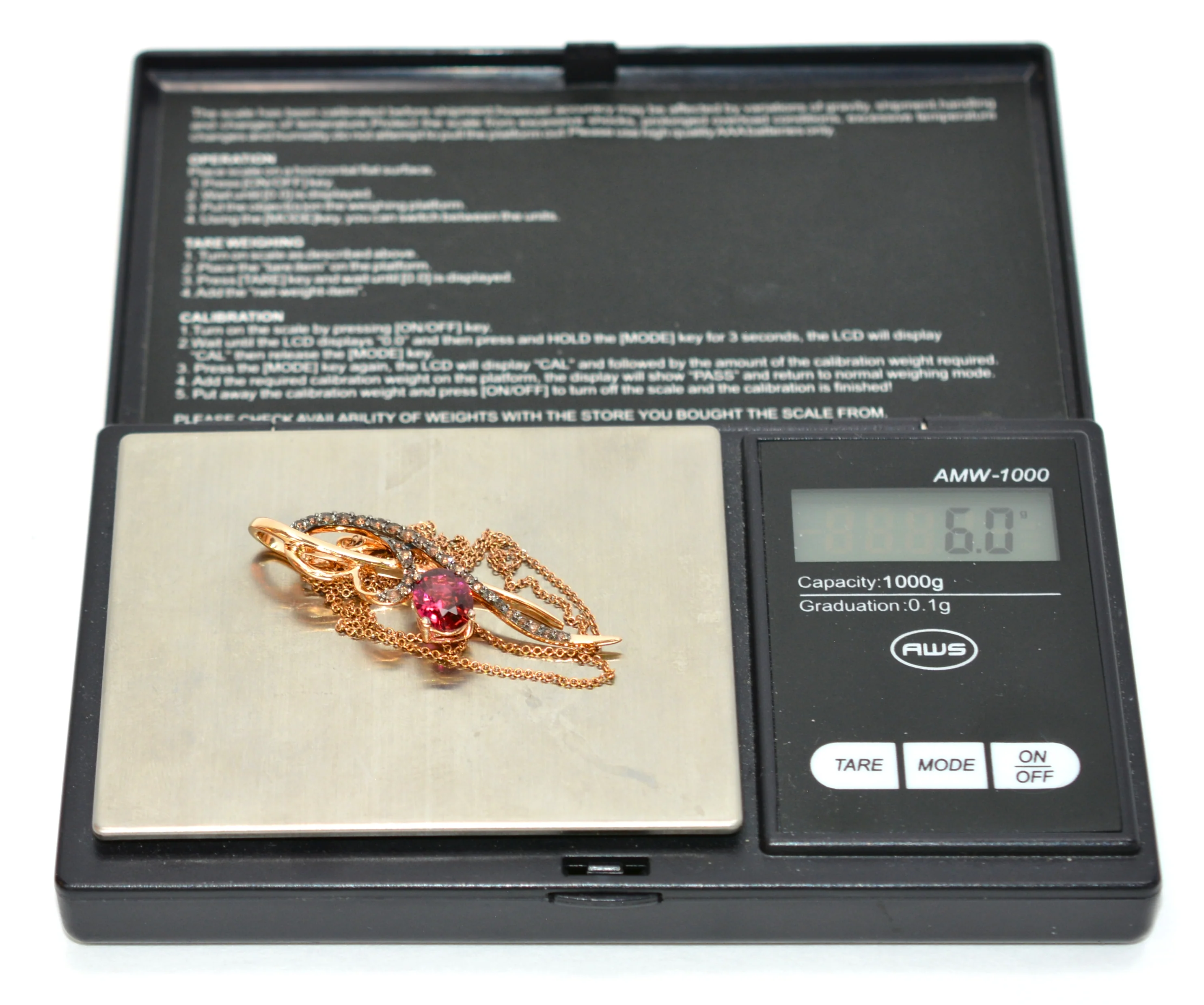 LeVian Natural Rubellite & Diamond Necklace 14K Solid Rose Gold 2.40tcw Rubellite Necklace Designer Necklace Cocktail Statement Necklace Red - Image 12