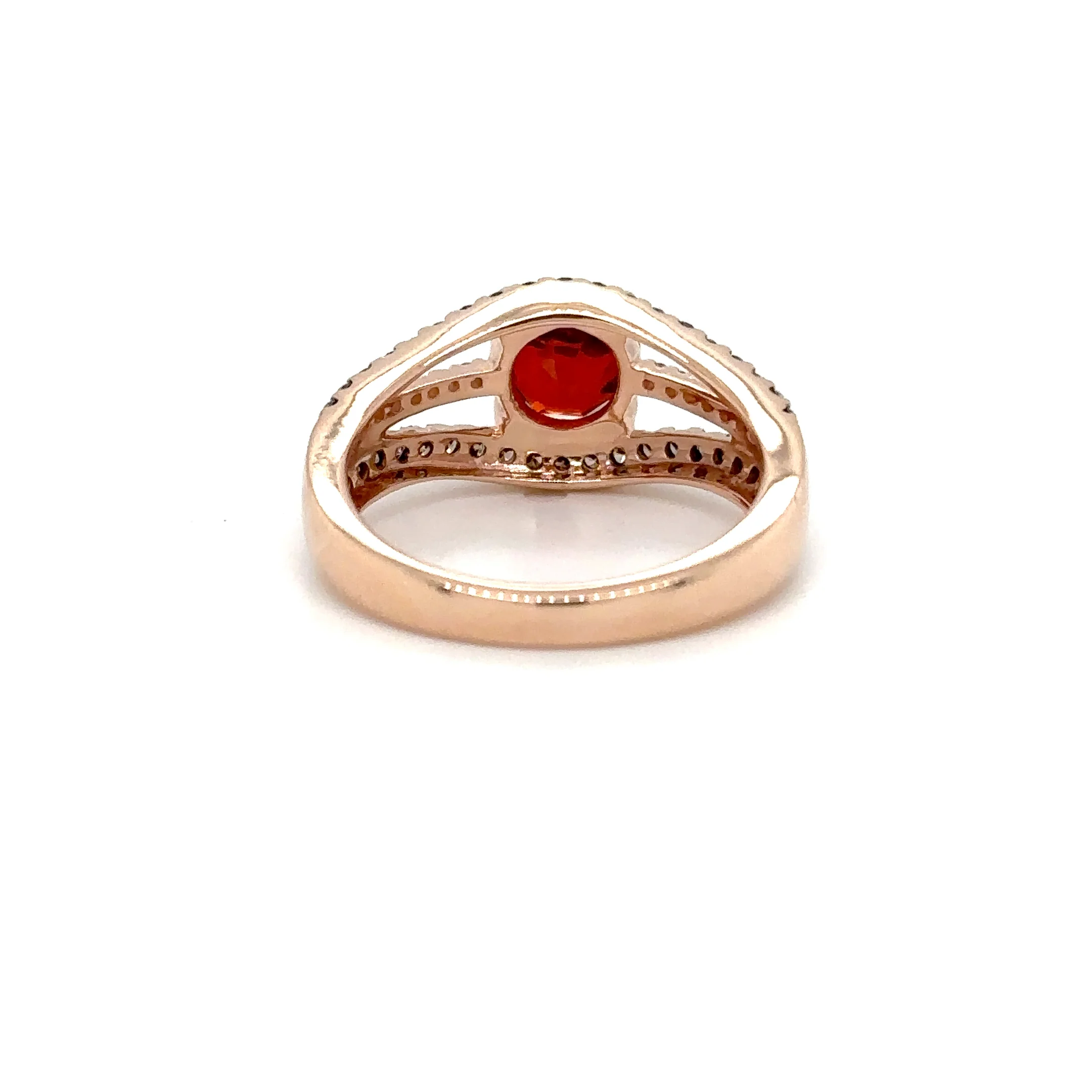LeVian Natural Spessartine Garnet & Diamond Ring 14K Rose Gold 2.20tcw Mandarin Garnet Designer Le Vian Jewelry Fanta Garnet Orange Gemstone - Image 10
