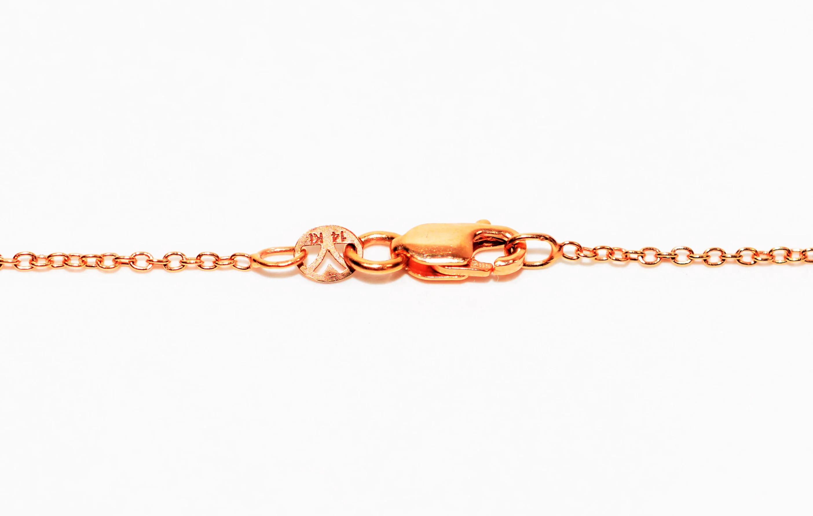 LeVian Natural Sphene & Diamond Necklace 14K Solid Rose Gold .96tcw Heart Necklace Limited Edition Necklace LeVian Bridal Titanite Necklace - Image 10