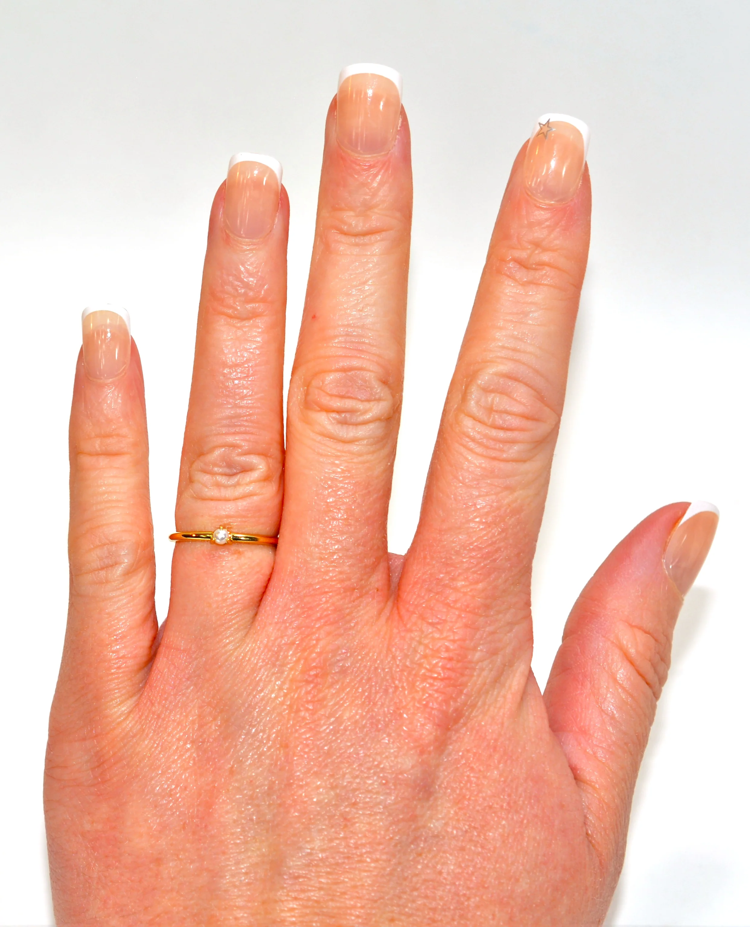 Natural Akoya Pearl Ring 14K Solid Gold Solitaire Ring Gemstone Ring Promise Ring Stackable Ring October Birthstone Ring Fine Jewelry - Image 2