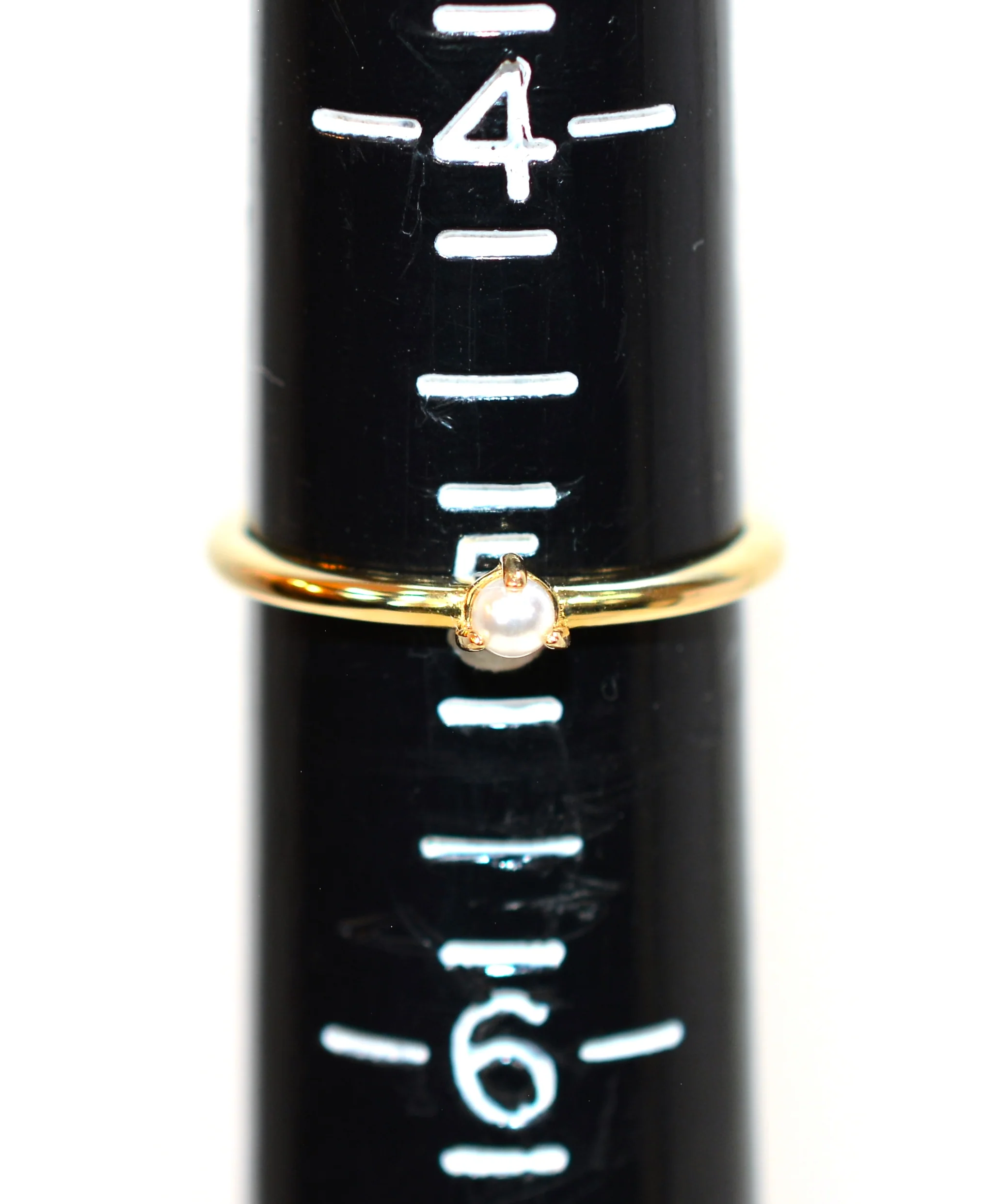 Natural Akoya Pearl Ring 14K Solid Gold Solitaire Ring Gemstone Ring Promise Ring Stackable Ring October Birthstone Ring Fine Jewelry - Image 9
