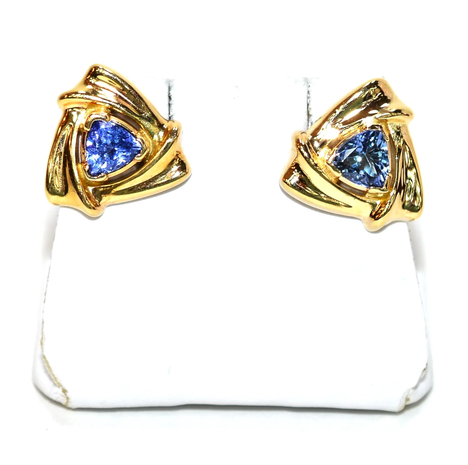 Natural D'Block Tanzanite Earrings 14K Solid Gold 1.44tcw Gemstone Earrings Statement Earrings Cocktail Earrings Birthstone Earrings Purple - Image 10