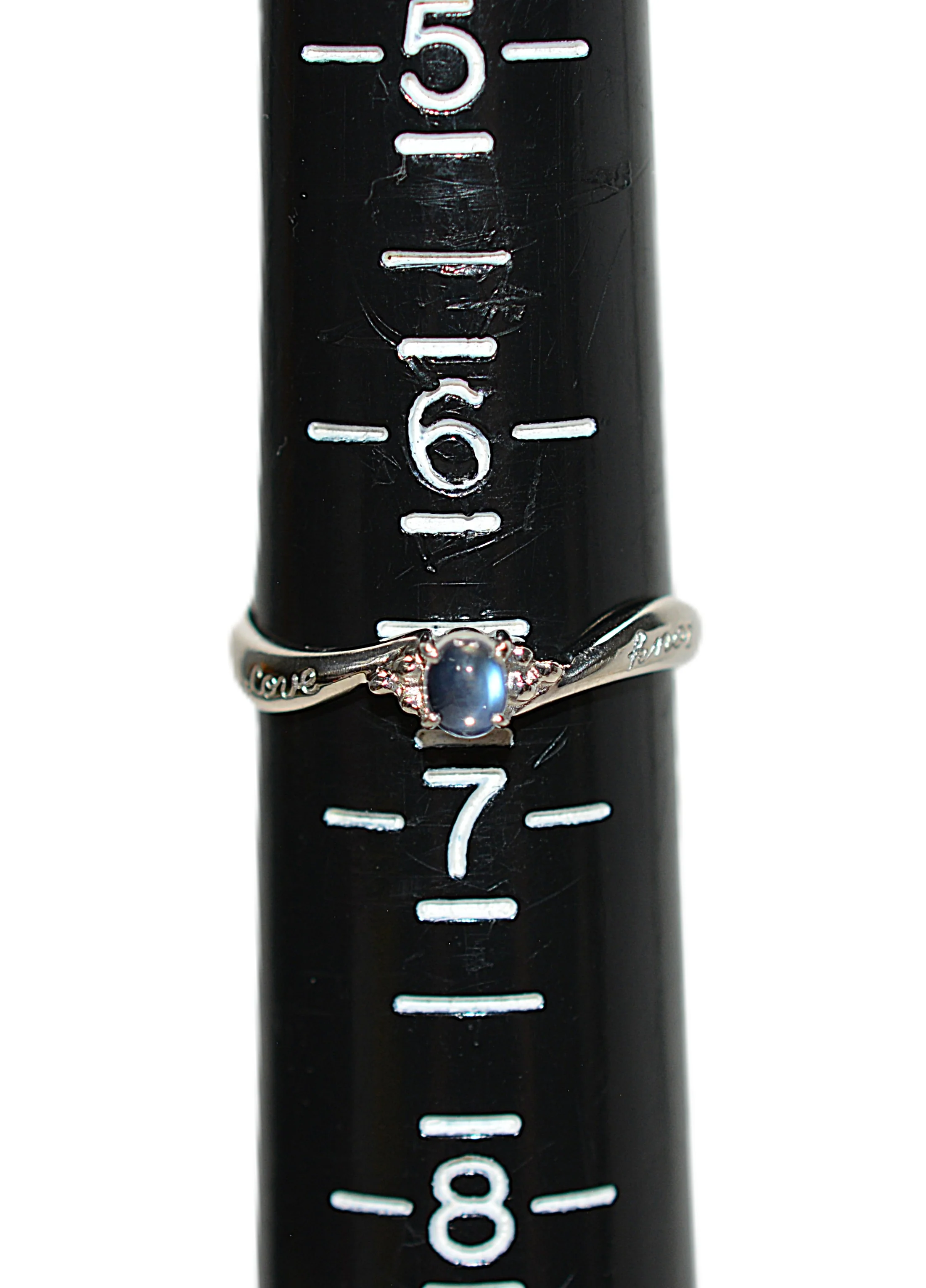 Natural Moonstone Ring Solid Platinum Solitaire Ring Promise Ring Bridal Jewelry Love Ring Engagement Ring Statement Ring Gemstone Ring - Image 9