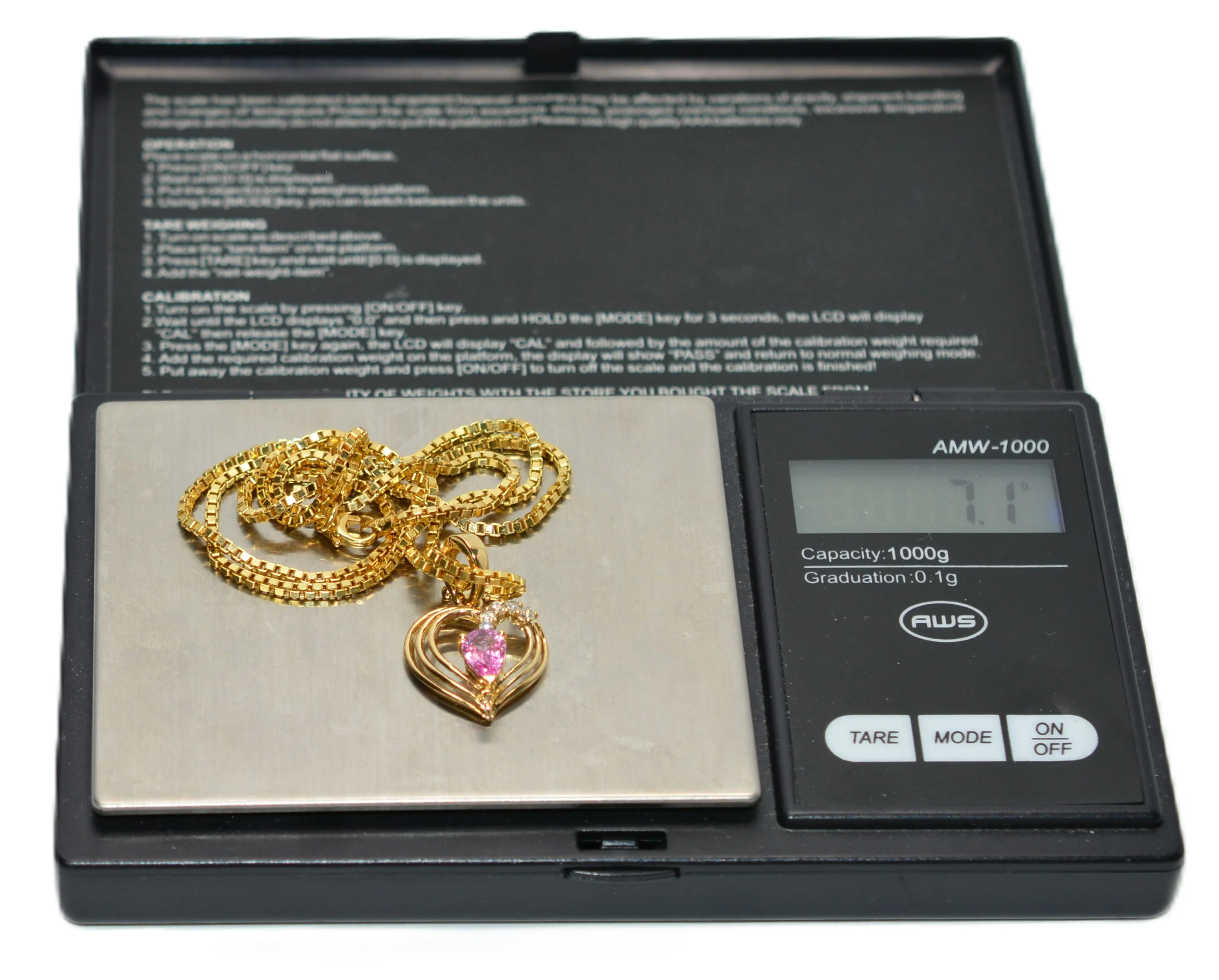 Natural Padparadscha Sapphire & Diamond Necklace 18K Gold .74tcw Sapphire Necklace Pink Pendant Necklace Gemstone Necklace Heart Birthstone - Image 14