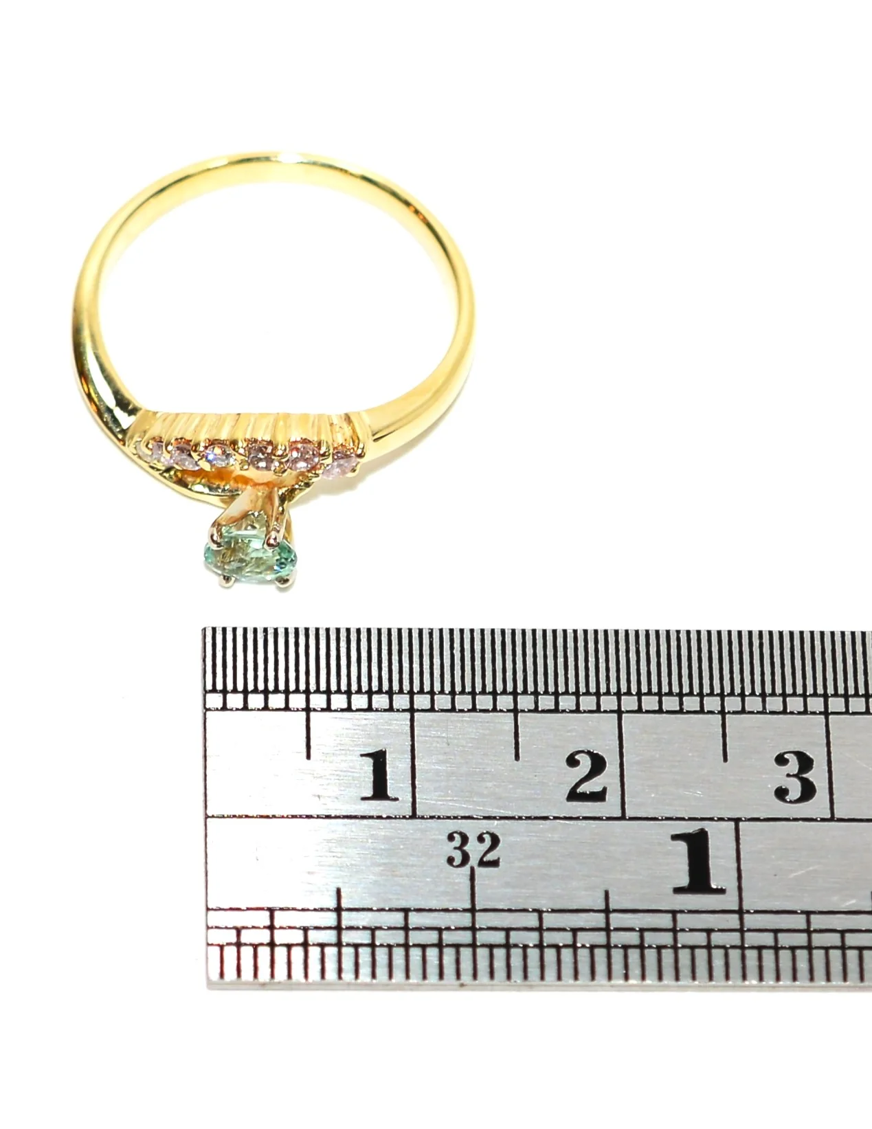 Natural Paraiba Tourmaline & Diamond Ring 14K Solid Gold .41tcw Gemstone Ring Tourmaline Ring Paraiba Ring Birthstone Ring Statement Ring - Image 10