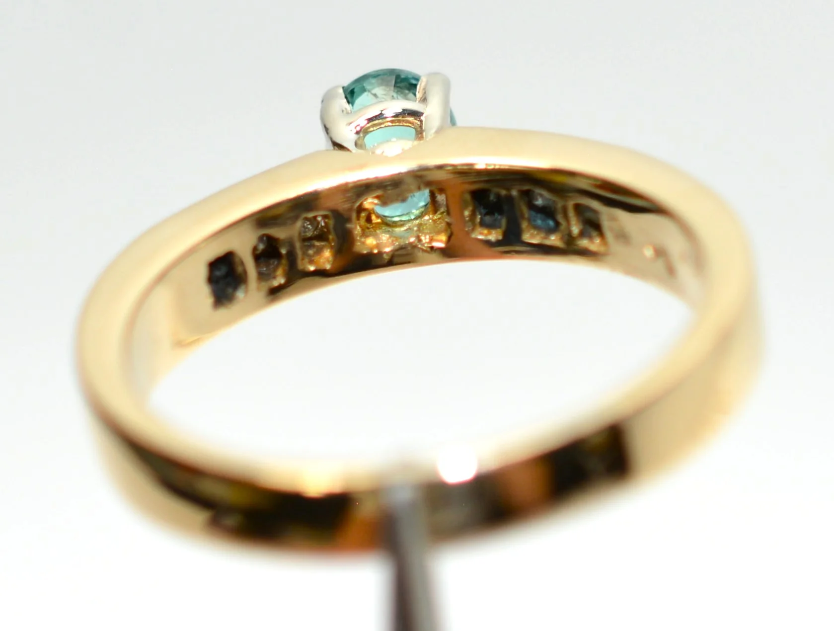 Natural Brazilian Paraiba Tourmaline & Diamond Ring 14K Solid Gold 1.09tcw Gemstone Women's Ring Jewellery Statement Ring Fine Jewelry Engagement Ring - Image 7