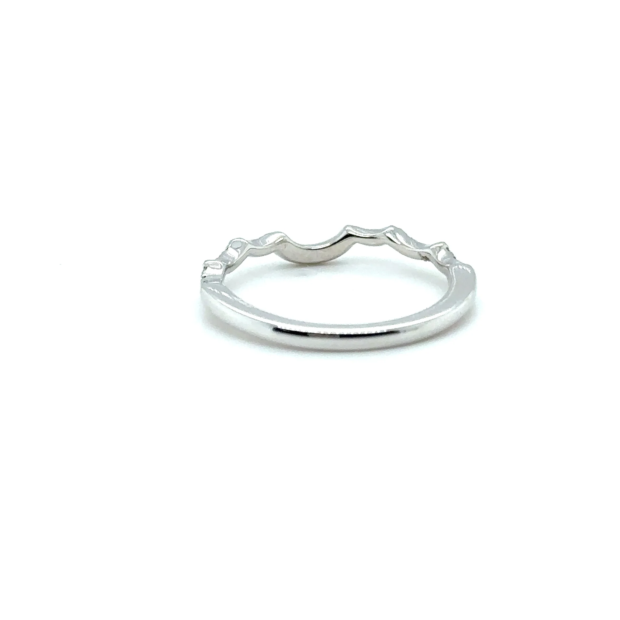 Neil Lane Diamond Band 14K White Gold .33tcw Designer Wedding Band Neil Lane Contoured Band  Bridal Jewelry Estate Ring Diamond Ring - Image 12