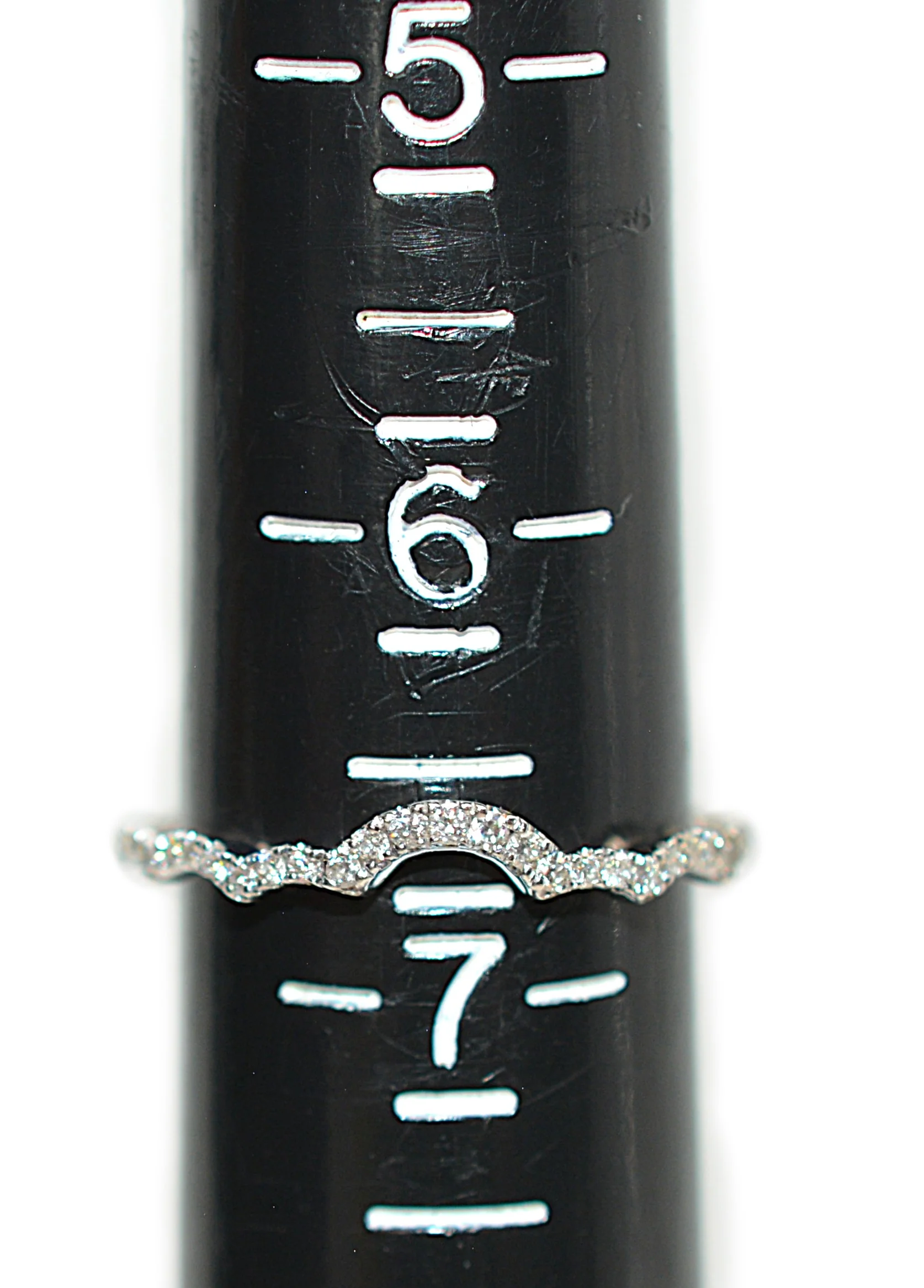 Neil Lane Diamond Band 14K White Gold .33tcw Designer Wedding Band Neil Lane Contoured Band  Bridal Jewelry Estate Ring Diamond Ring - Image 13