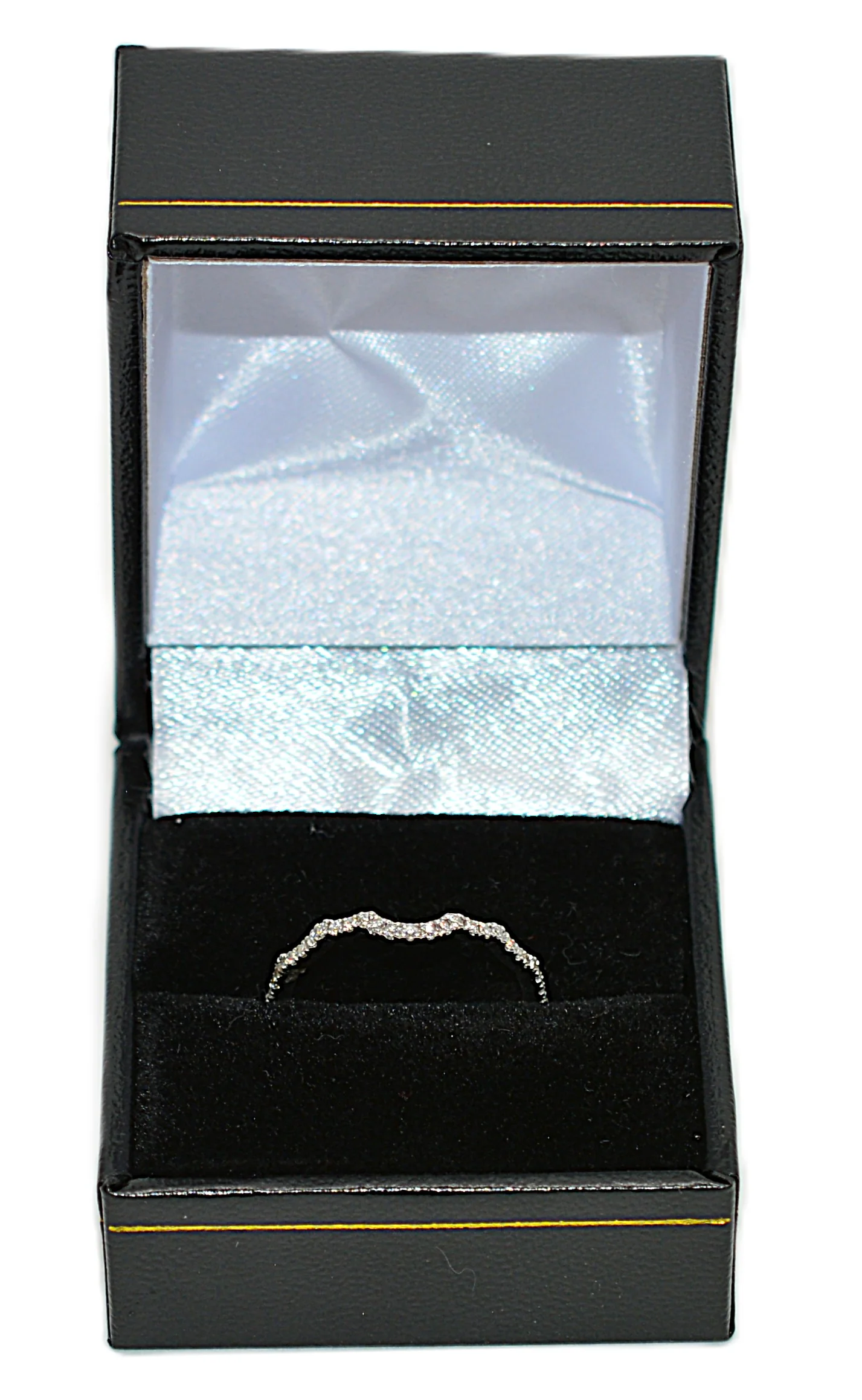 Neil Lane Diamond Band 14K White Gold .33tcw Designer Wedding Band Neil Lane Contoured Band  Bridal Jewelry Estate Ring Diamond Ring - Image 16